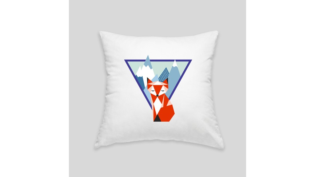 Mountain fox cushion