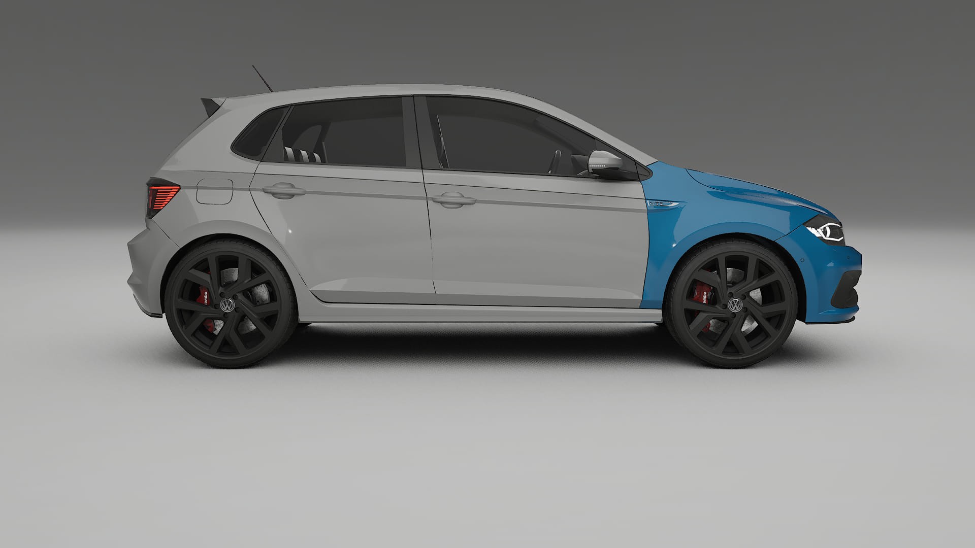 Folie de Protecție a Vopselei VW Polo GTI VI | CrystalGuard TPU Transparent PPF Kit de Protecție Frontală 2