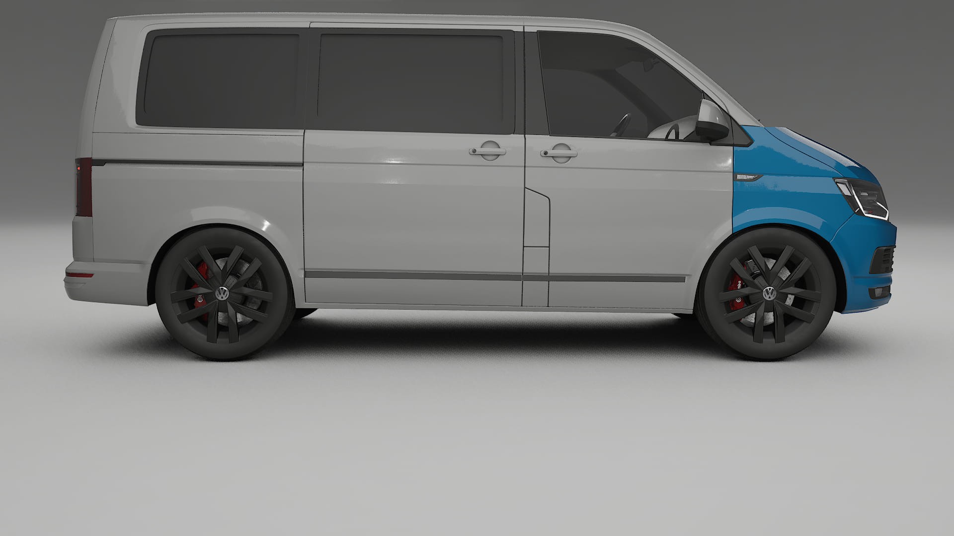 Folie de Protecție a Vopselei VW Transporter T6 Multivan | CrystalGuard TPU Transparent PPF Kit de Protecție Frontală 2