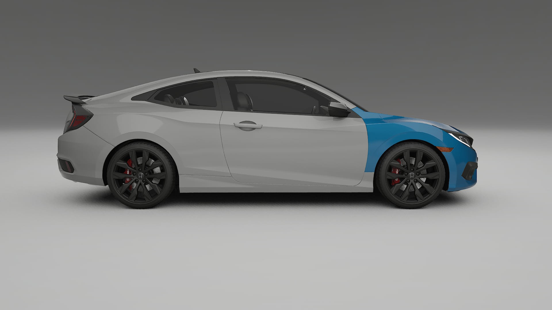 Folie de Protecție a Vopselei Honda Civic coupe prefacelift pre-LCI | CrystalGuard TPU Transparent PPF Kit de Protecție Fronta