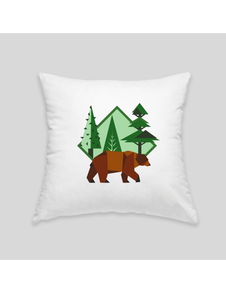 Brown bear cushion