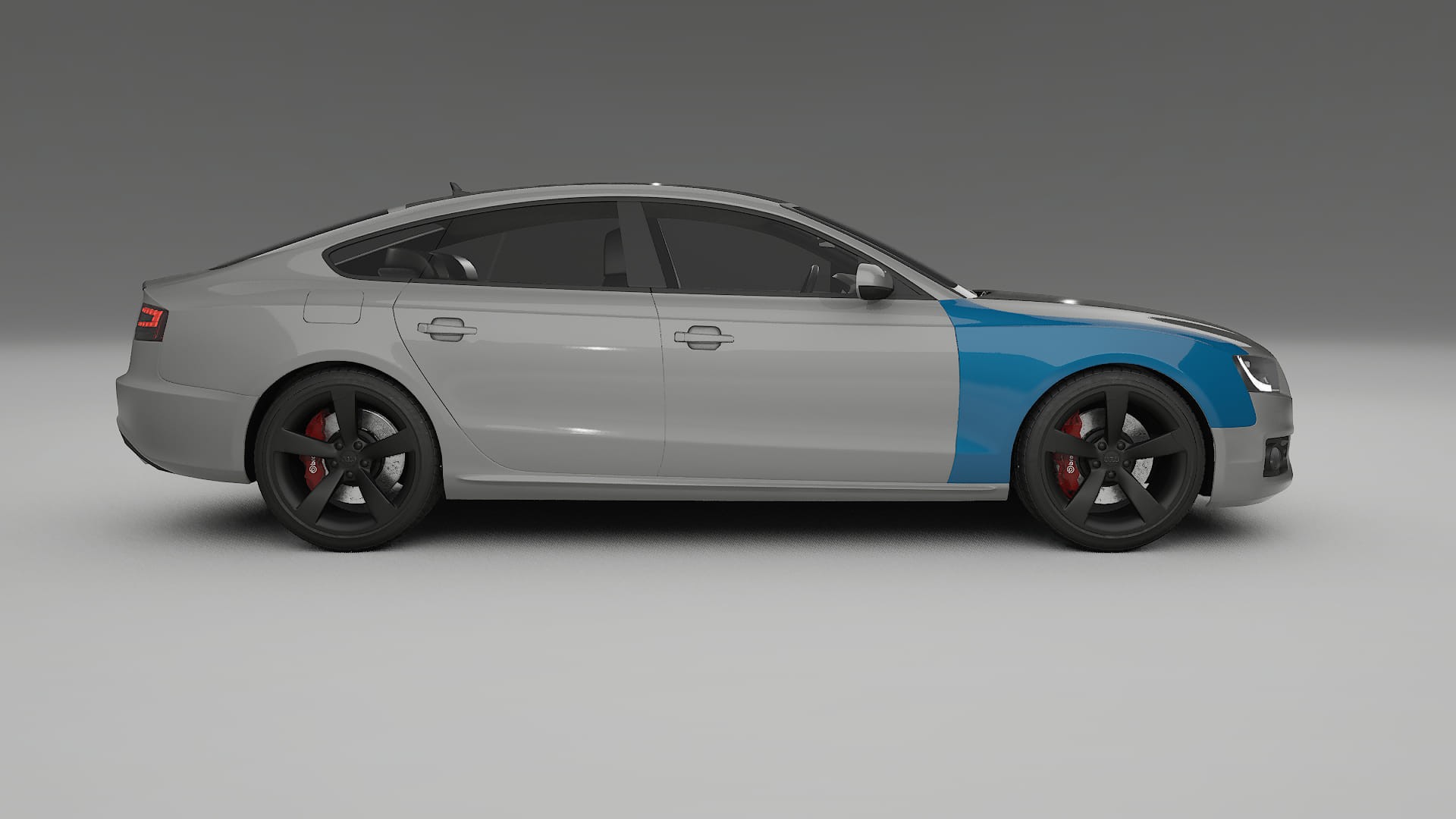 Audi A5 8T Sportback prefacelift Paint Protection Film | CrystalGuard Transparent PPF Full Pre-Cut Kit