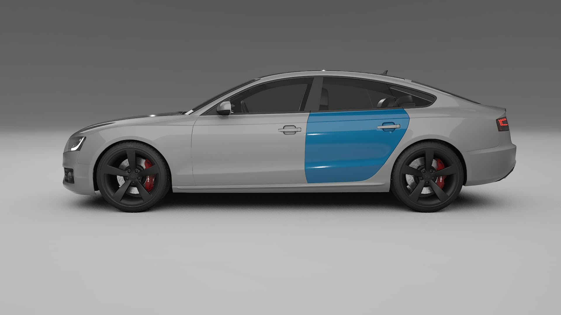 Audi A5 8T Sportback prefacelift Paint Protection Film | CrystalGuard Transparent PPF Full Pre-Cut Kit