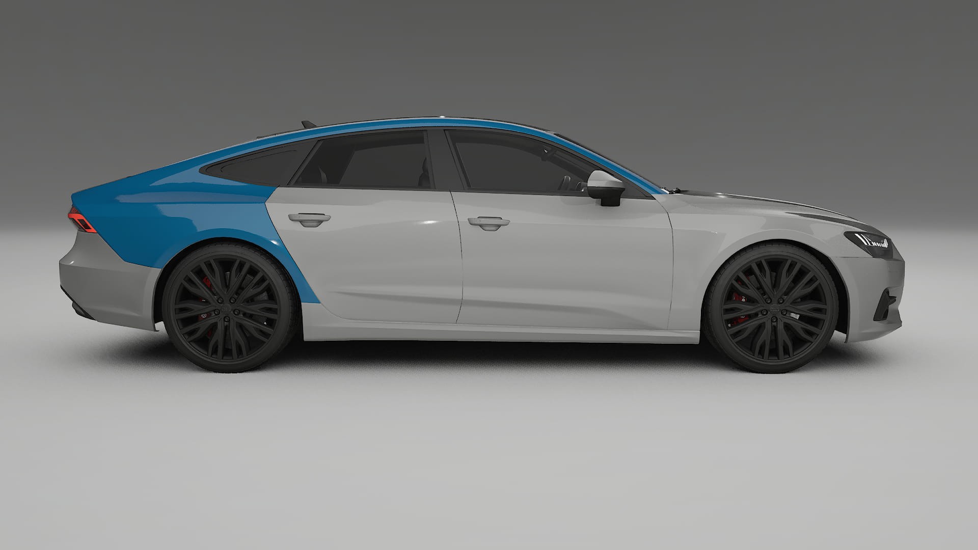 Audi A7 C8 Sportback prefacelift Paint Protection Film | CrystalGuard Transparent PPF Full Pre-Cut Kit