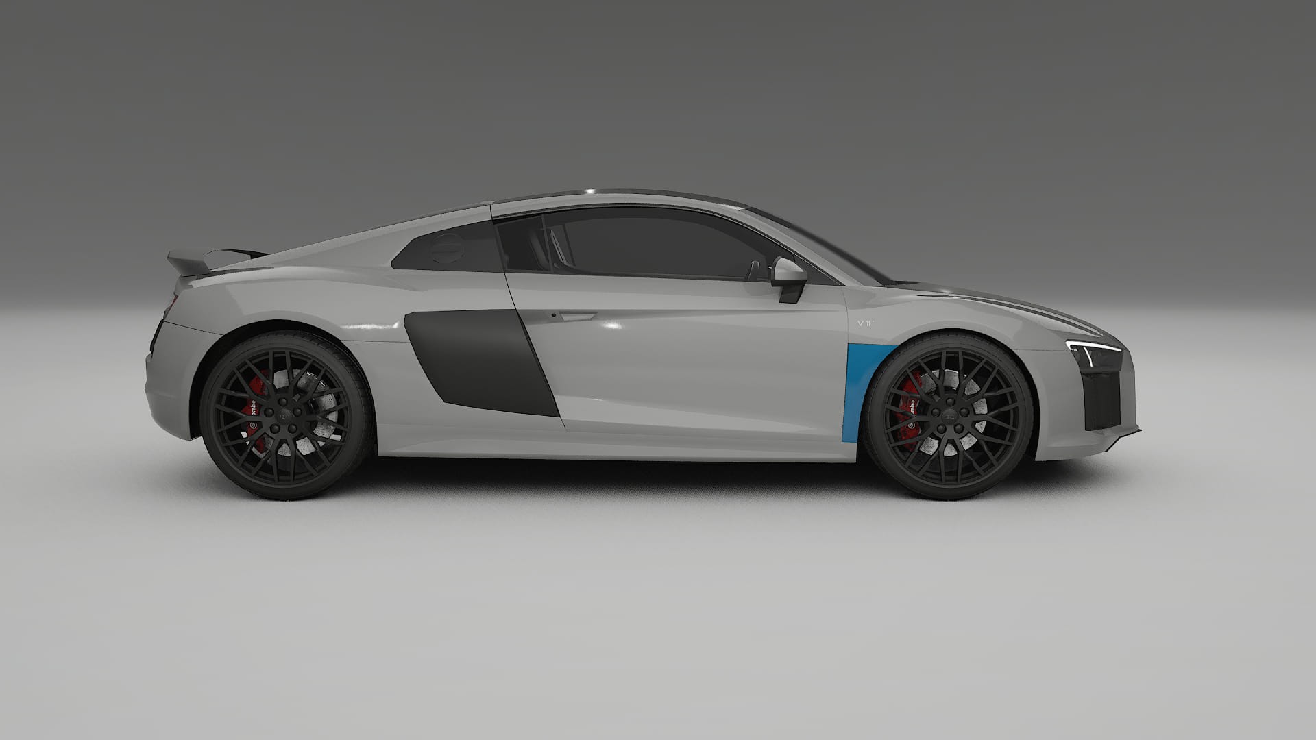 Audi R8 typ-4S prefacelift Paint Protection Film | CrystalGuard Transparent PPF Full Pre-Cut Kit