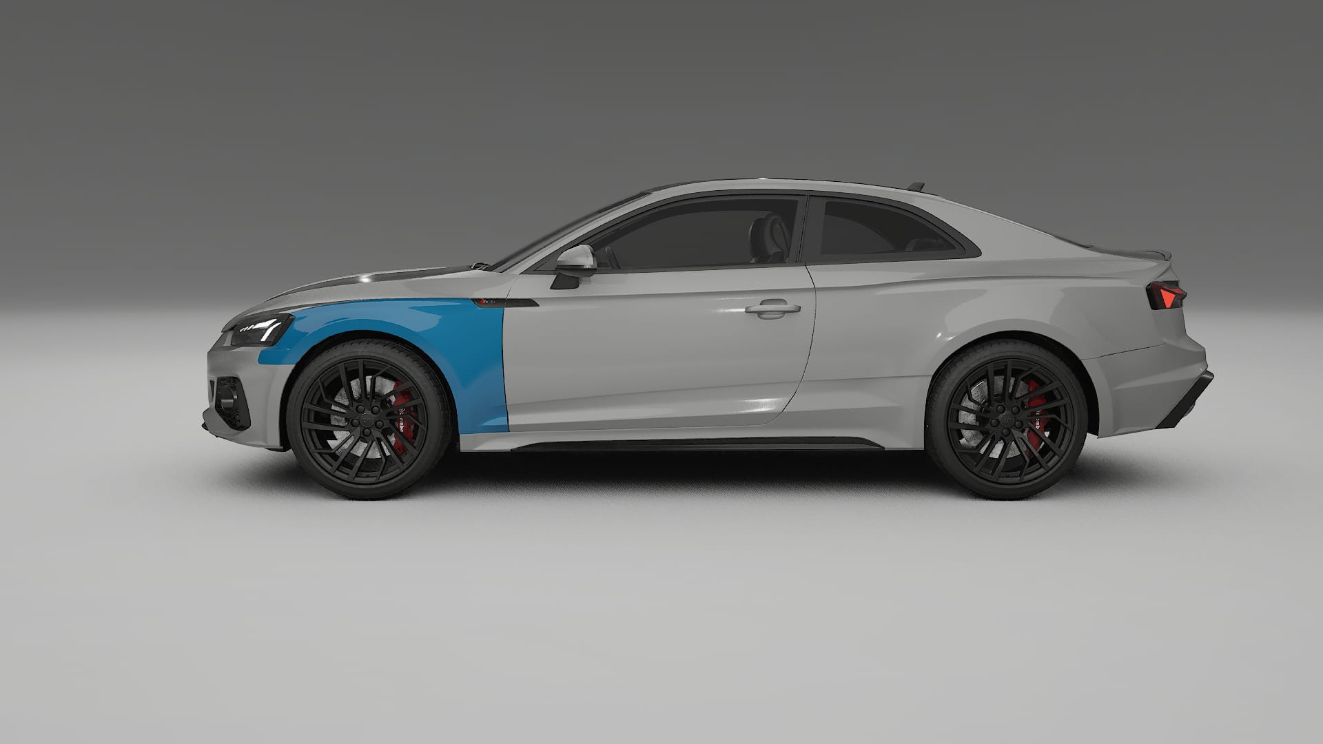 Audi RS5 Coupe B9 facelift Paint Protection Film | CrystalGuard Transparent PPF Full Pre-Cut Kit