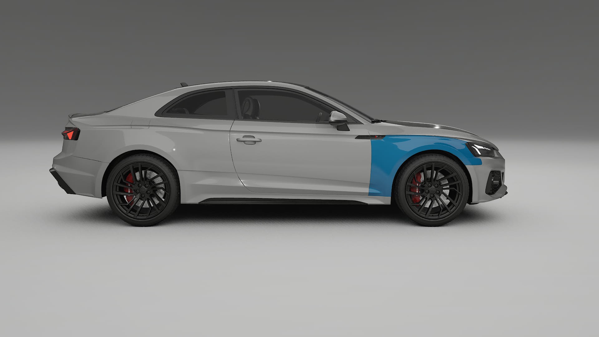 Audi RS5 Coupe B9 facelift Paint Protection Film | CrystalGuard Transparent PPF Full Pre-Cut Kit