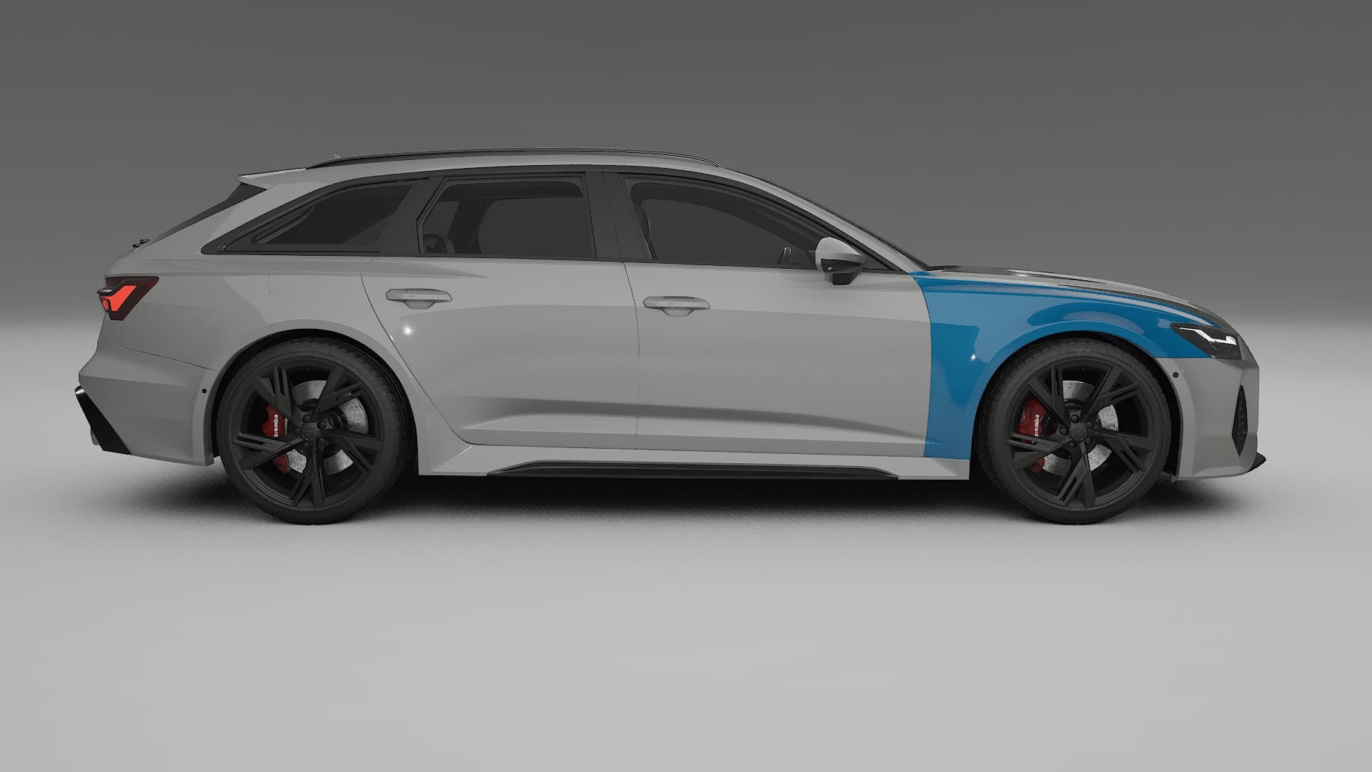 Audi RS6 Avant C8 facelift Paint Protection Film | CrystalGuard Transparent PPF Full Pre-Cut Kit