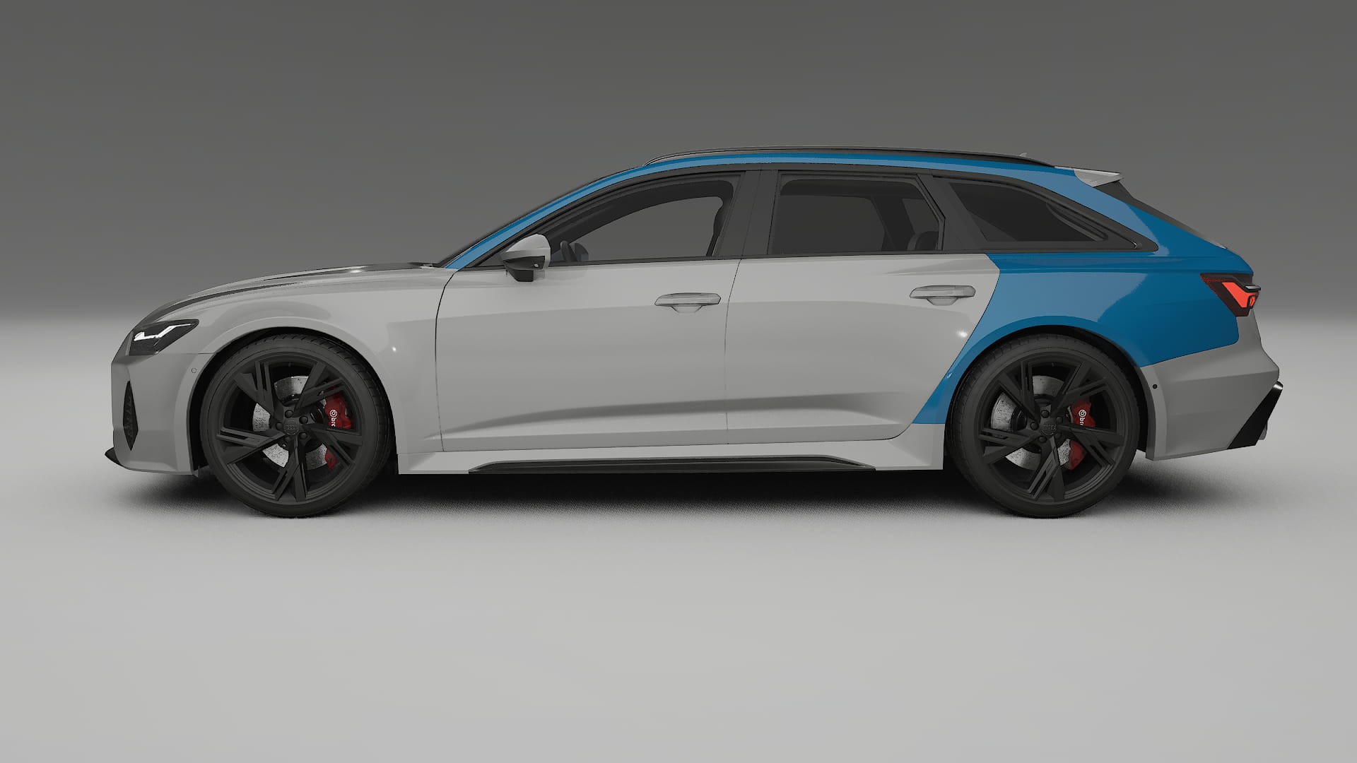 Audi RS6 Avant C8 facelift Paint Protection Film | CrystalGuard Transparent PPF Full Pre-Cut Kit