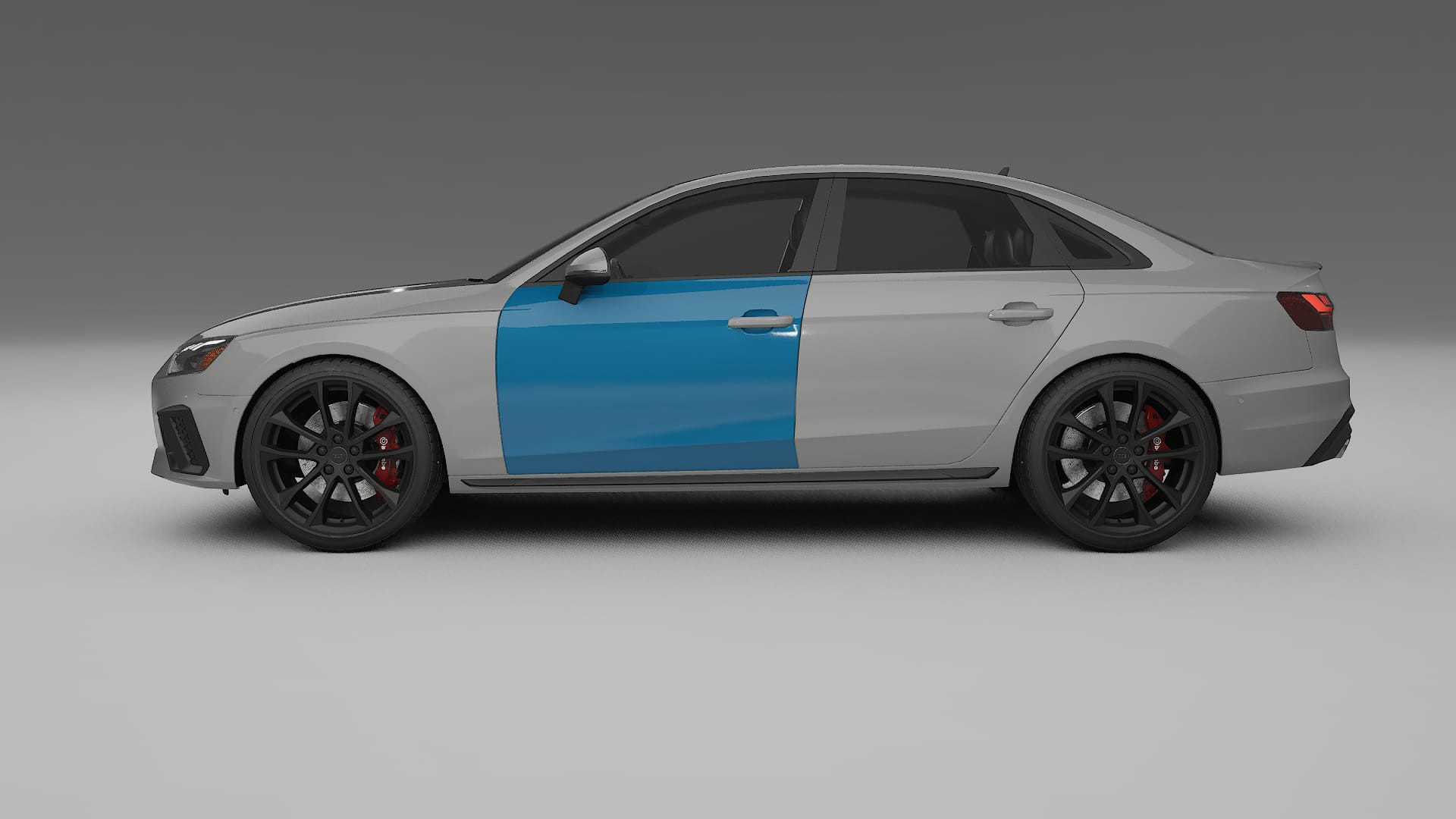 Audi S4 Sedan B9 facelift Paint Protection Film | CrystalGuard Transparent PPF Full Pre-Cut Kit