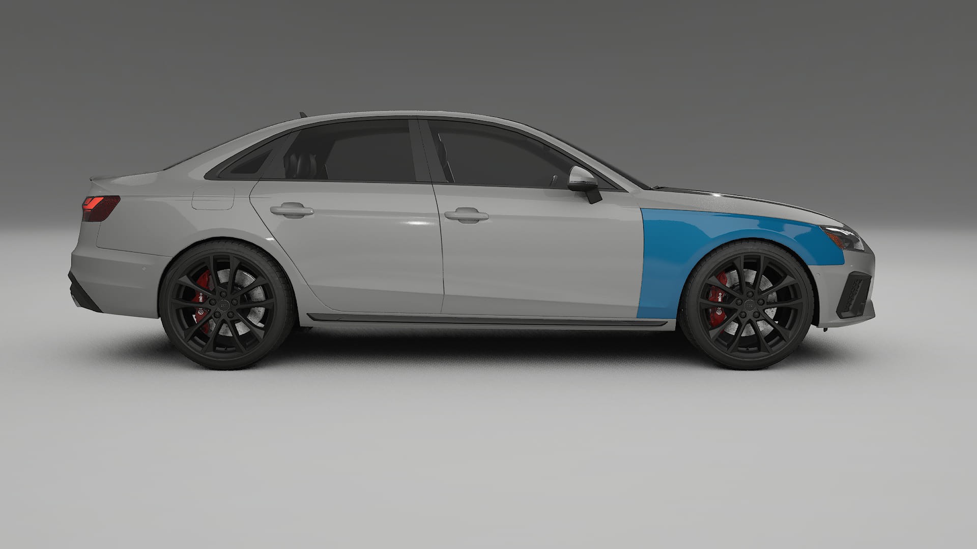 Audi S4 Sedan B9 facelift Paint Protection Film | CrystalGuard Transparent PPF Full Pre-Cut Kit