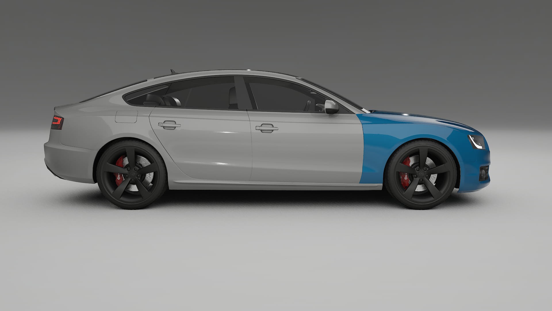 Folie de Protecție a Vopselei Audi A5 8T Sportback prefacelift pre-LCI | CrystalGuard TPU Transparent PPF Kit de Protecție Fro 2