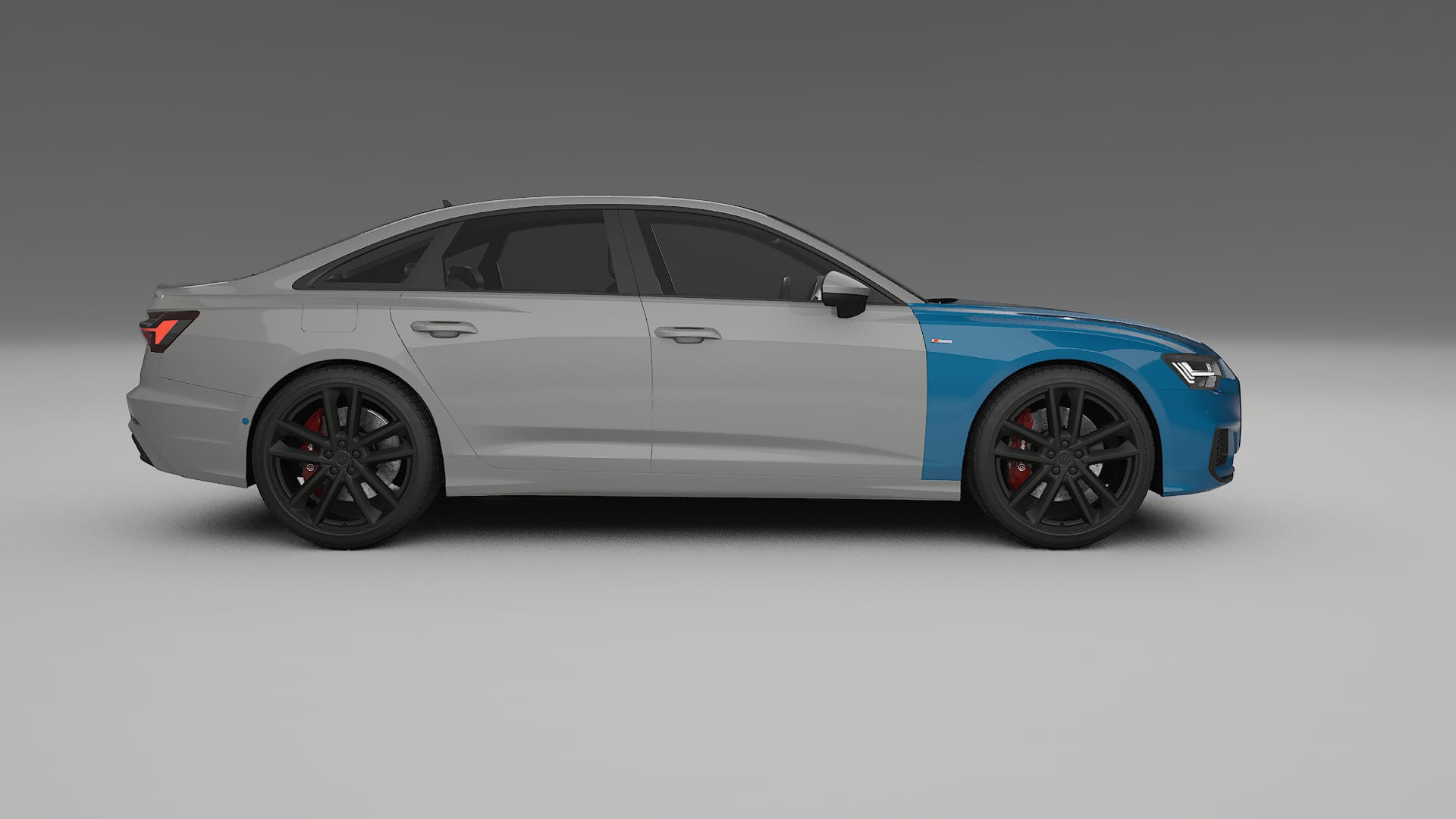 Folie de Protecție a Vopselei Audi A6 S-Line C8 | CrystalGuard TPU Transparent PPF Kit de Protecție Frontală