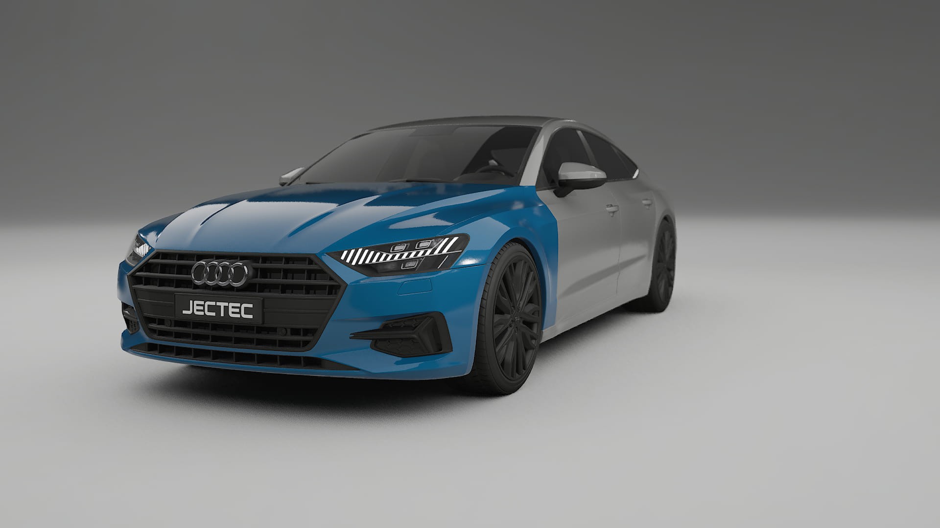 Folie de Protecție a Vopselei Audi A7 C8 Sportback prefacelift pre-LCI | CrystalGuard TPU Transparent PPF Kit de Protecție Fro