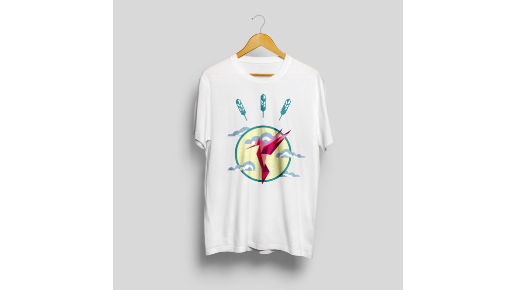 Hummingbird printed t-shirt