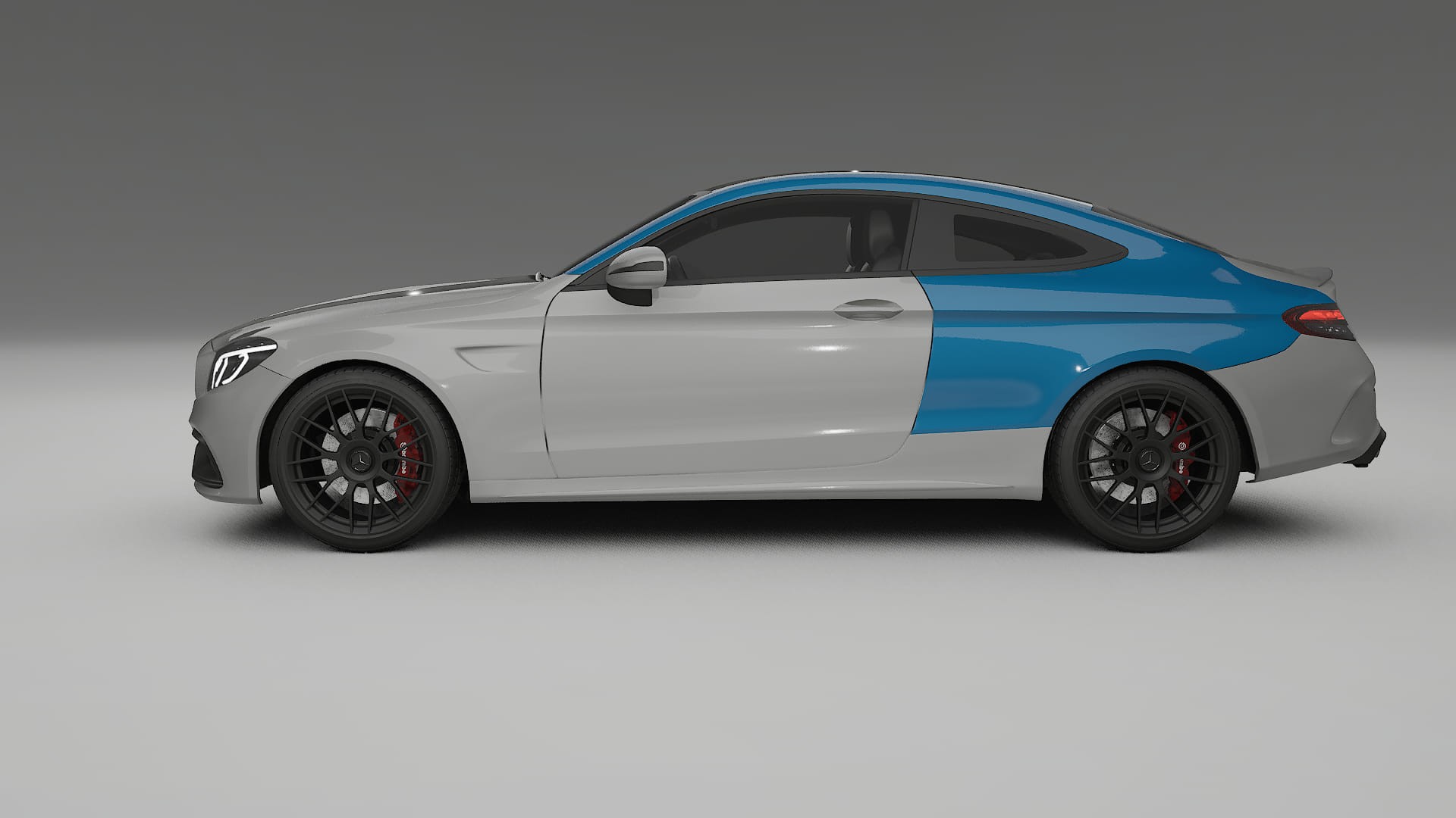 Mercedes C-Class W205 AMG sedan Paint Protection Film | CrystalGuard Transparent PPF Full Pre-Cut Kit