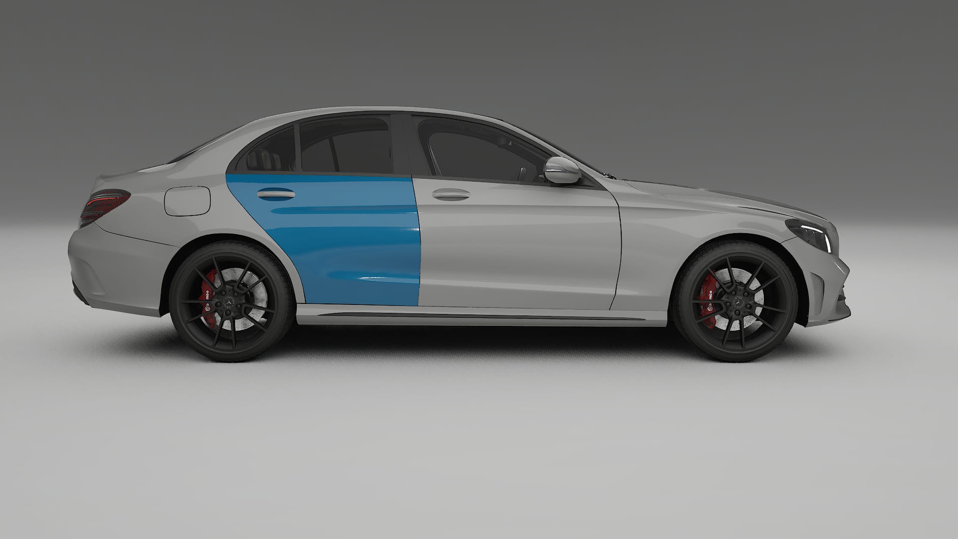 Mercedes C-Class W206 Paint Protection Film | CrystalGuard Transparent PPF Full Pre-Cut Kit