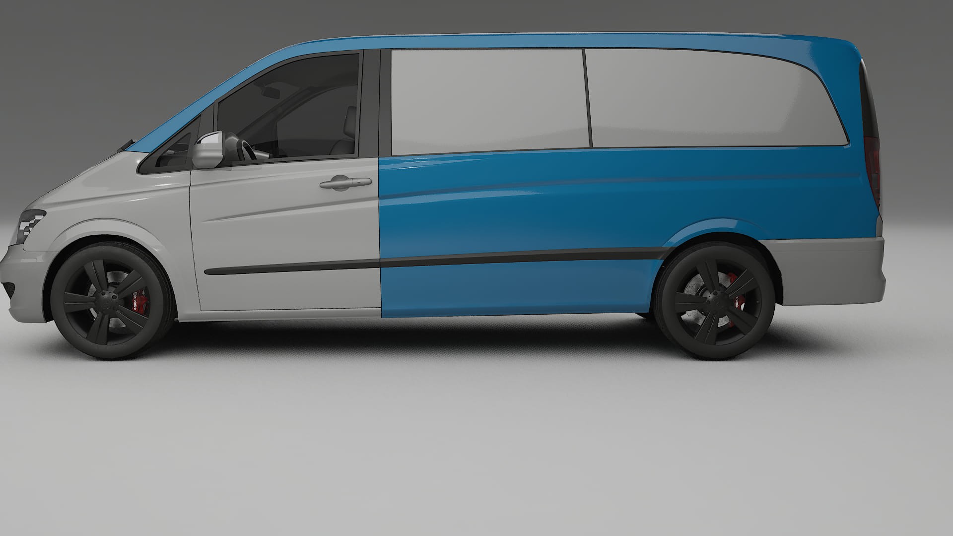 Mercedes Vito Short W639 facelift Paint Protection Film | CrystalGuard Transparent PPF Full Pre-Cut Kit