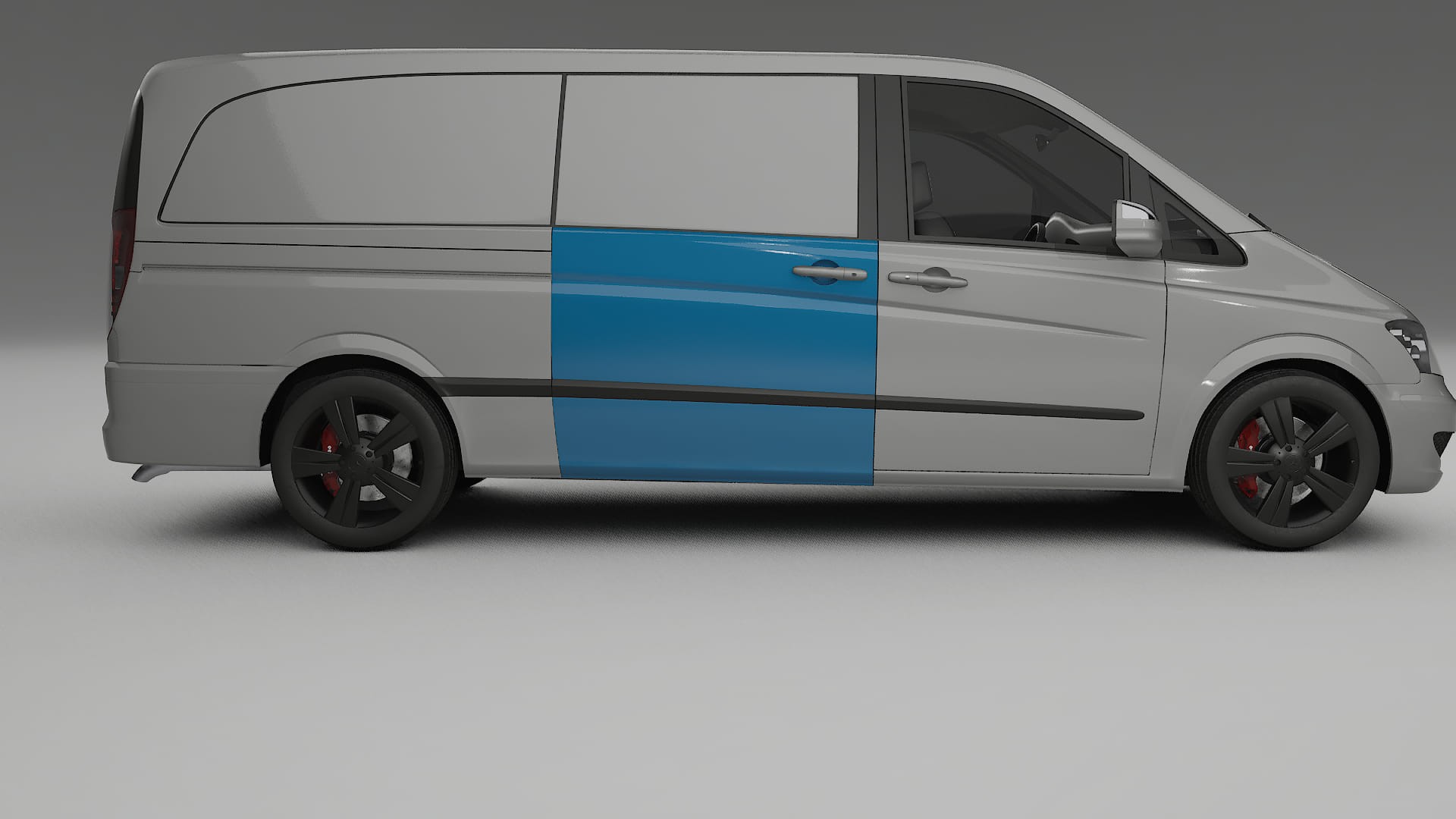 Mercedes Vito Short W639 facelift Paint Protection Film | CrystalGuard Transparent PPF Full Pre-Cut Kit