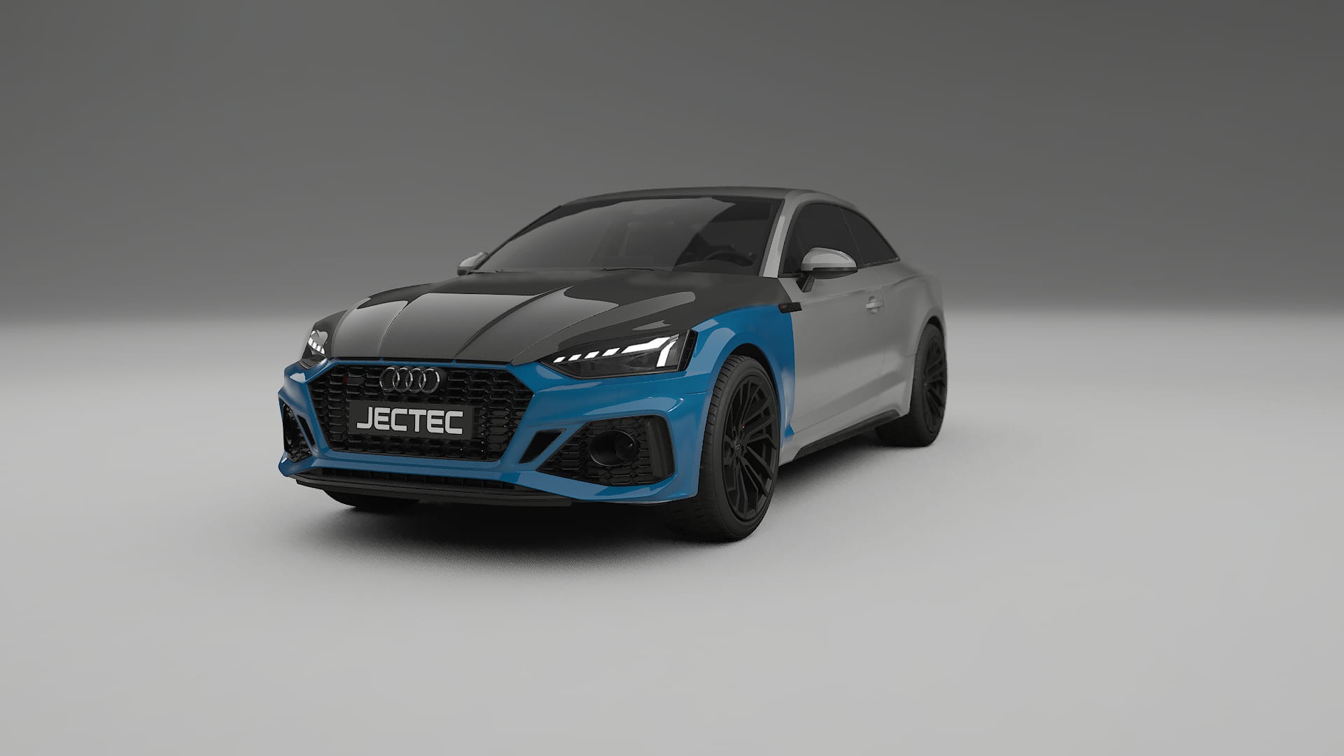 Folie de Protecție a Vopselei Audi RS5 coupe B9 facelift | Kit Față CrystalGuard cu Capotă Carbon