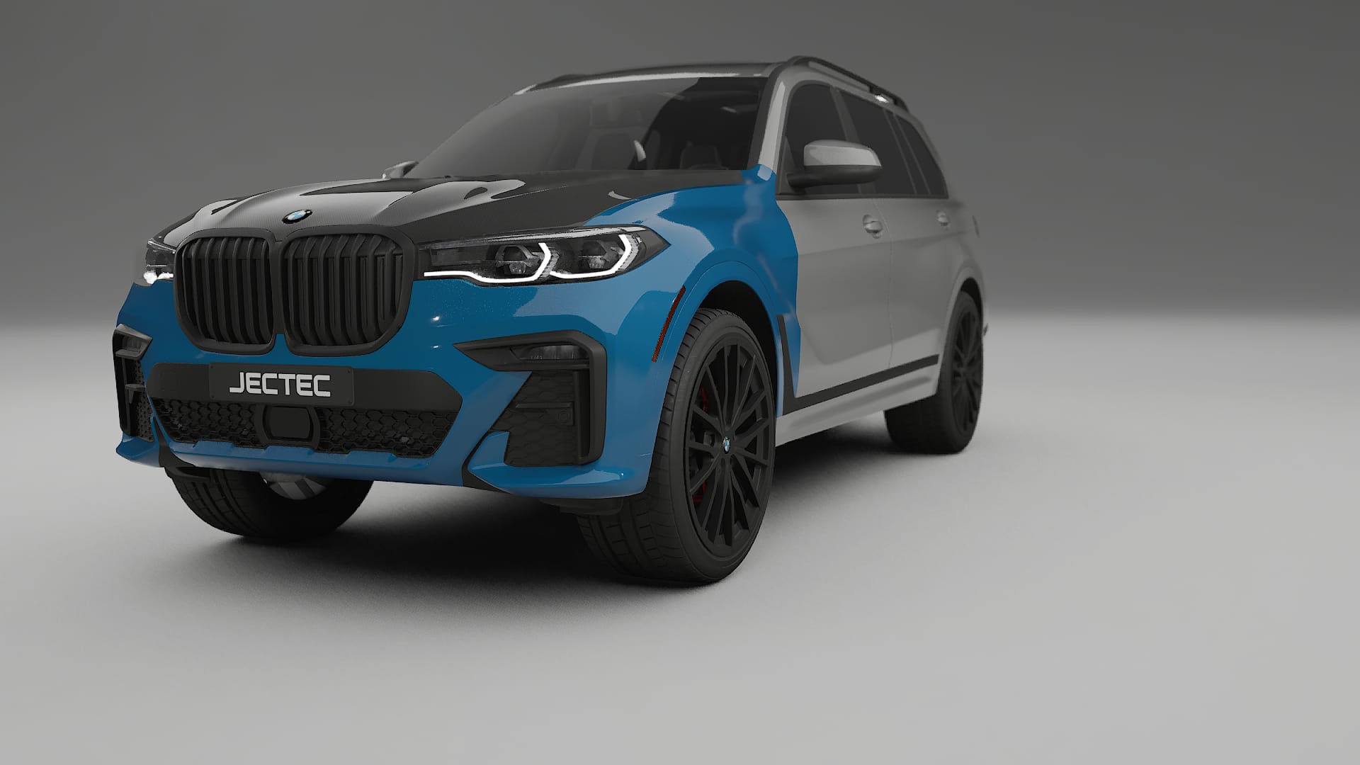Folie de Protecție a Vopselei BMW X7 M G07 | Kit Față CrystalGuard cu Capotă Carbon