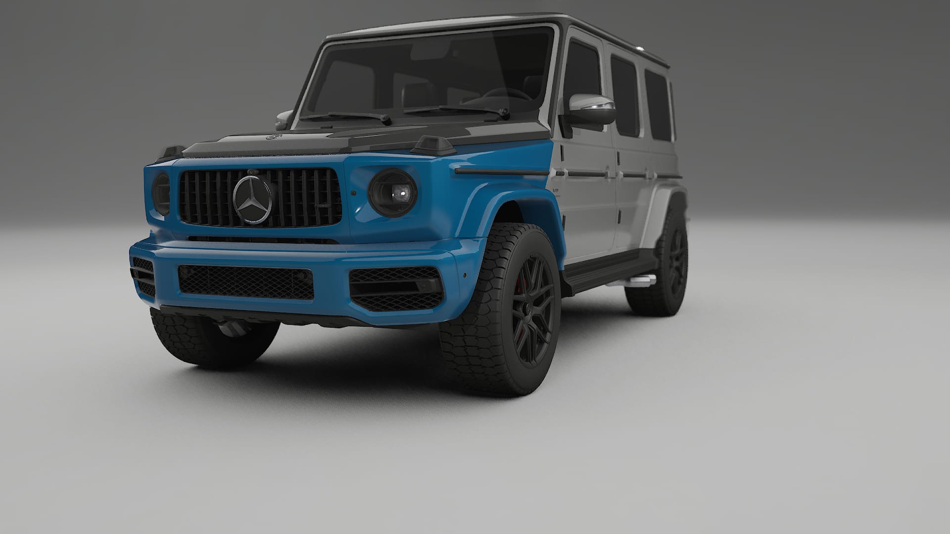 Folie de Protecție a Vopselei Mercedes G63 AMG W463A | Kit Față CrystalGuard cu Capotă Carbon