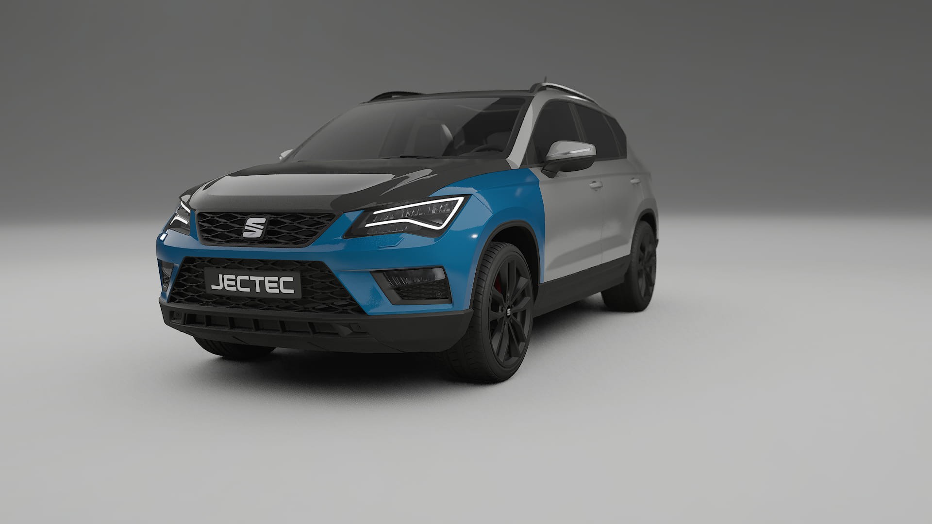 Folie de Protecție a Vopselei Seat Ateca KH7 | Kit Față CrystalGuard cu Capotă Carbon