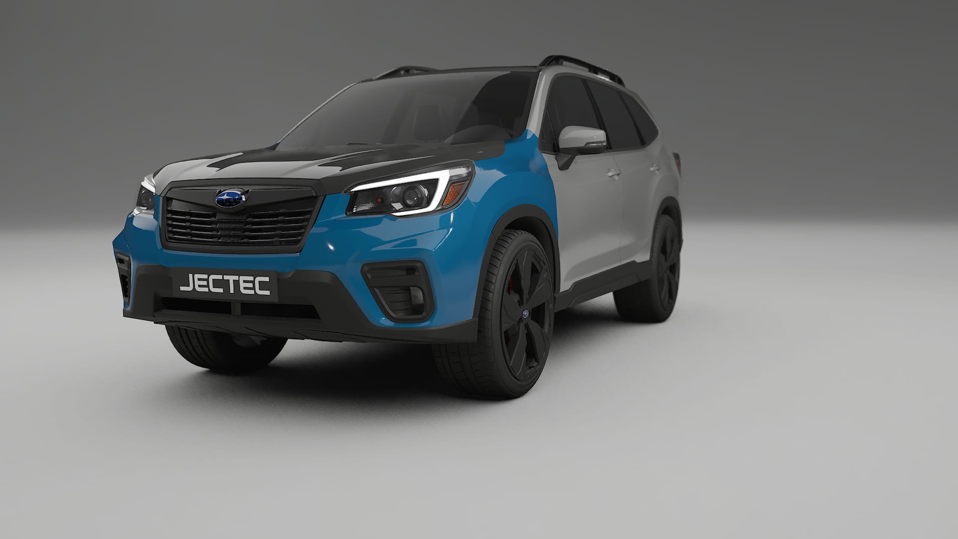 Folie de Protecție a Vopselei Subaru Forester V SK prefacelift | Kit Față CrystalGuard cu Capotă Carbon