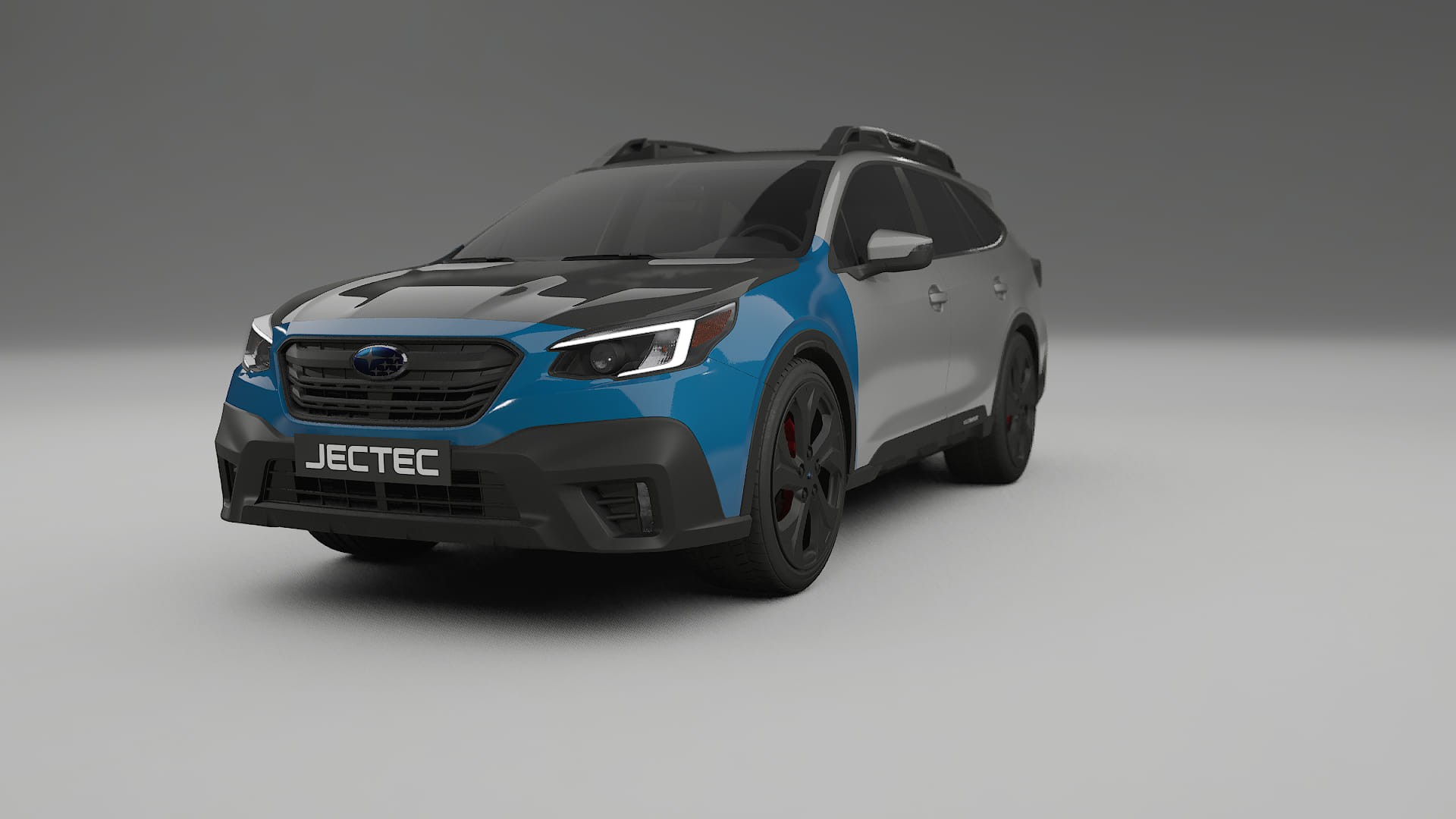 Folie de Protecție a Vopselei Subaru Outback VI BS prefacelift | Kit Față CrystalGuard cu Capotă Carbon