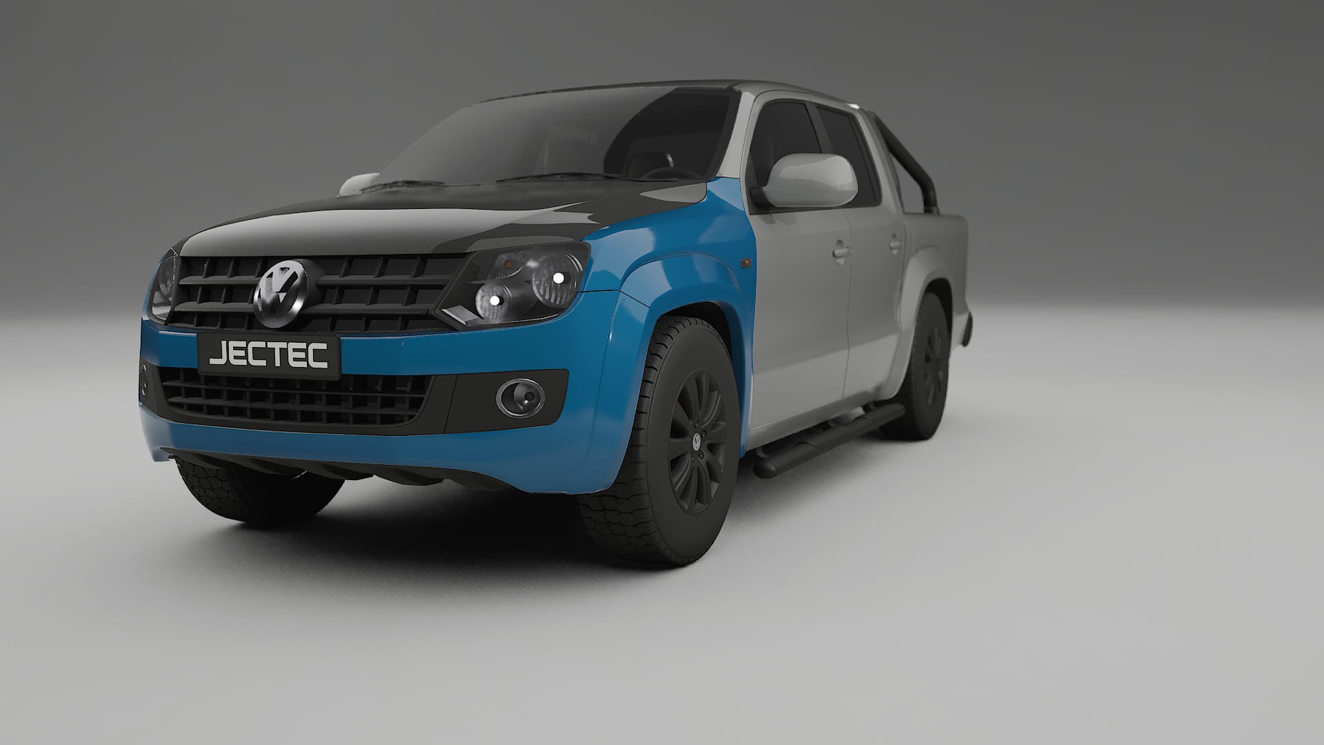 Folie de Protecție a Vopselei VW Amarok 2H | Kit Față CrystalGuard cu Capotă Carbon