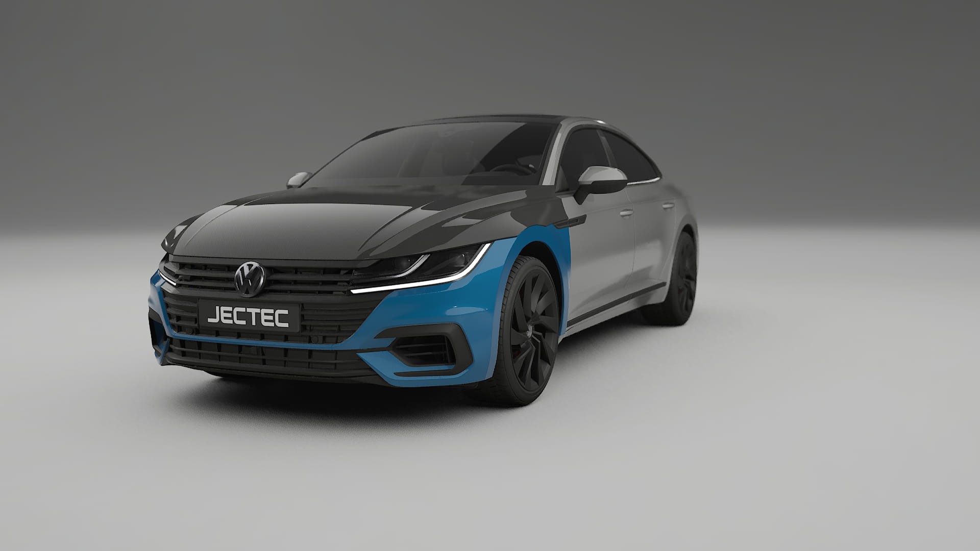 Folie de Protecție a Vopselei VW Arteon R 3H prefacelift | Kit Față CrystalGuard cu Capotă Carbon