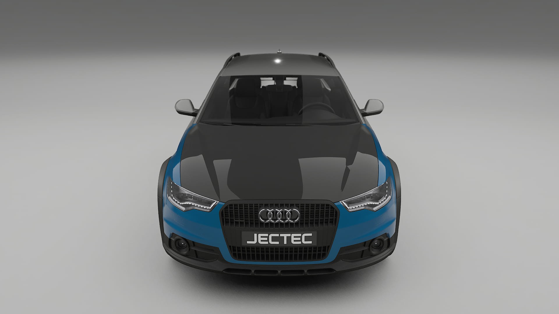 Folie de Protecție a Vopselei Audi A6 Allroad C7 prefacelift | Kit Față CrystalGuard cu Capotă Carbon