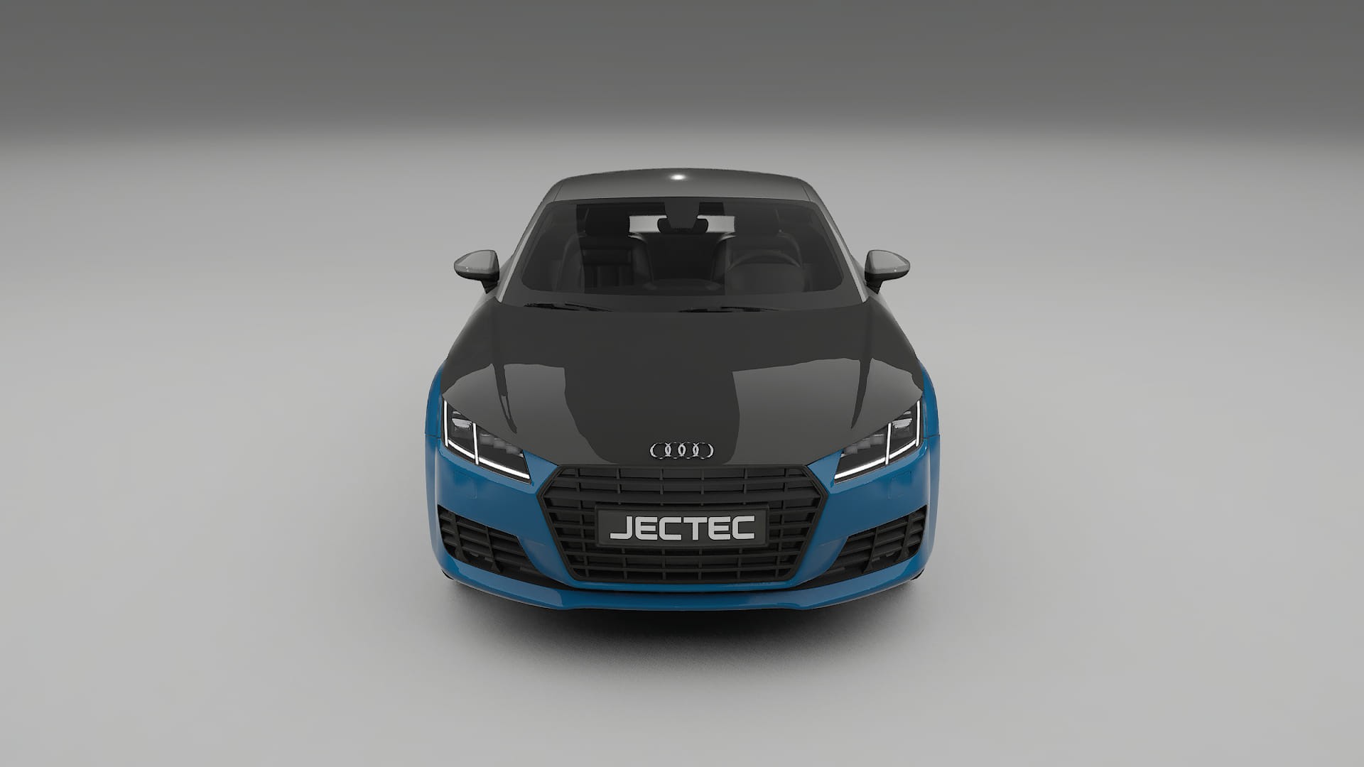 Folie de Protecție a Vopselei Audi TT coupe 8S prefacelift | Kit Față CrystalGuard cu Capotă Carbon