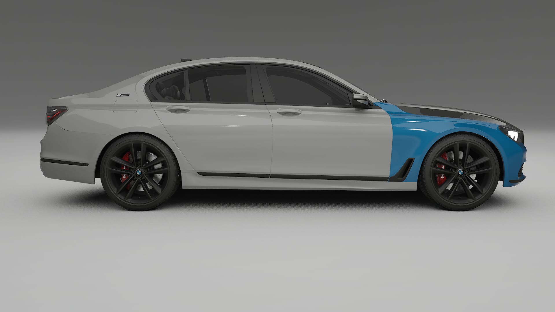 Folie de Protecție a Vopselei BMW 7 G11 G12 facelift | Kit Față CrystalGuard cu Capotă Carbon 2