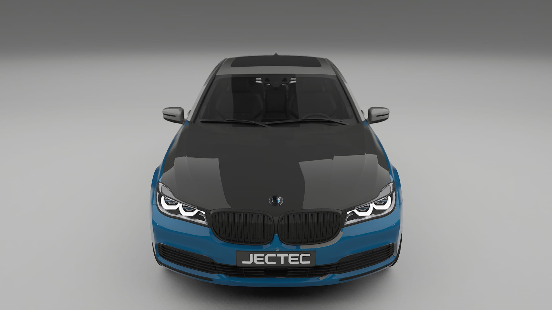 Folie de Protecție a Vopselei BMW 7 G11 G12 facelift | Kit Față CrystalGuard cu Capotă Carbon