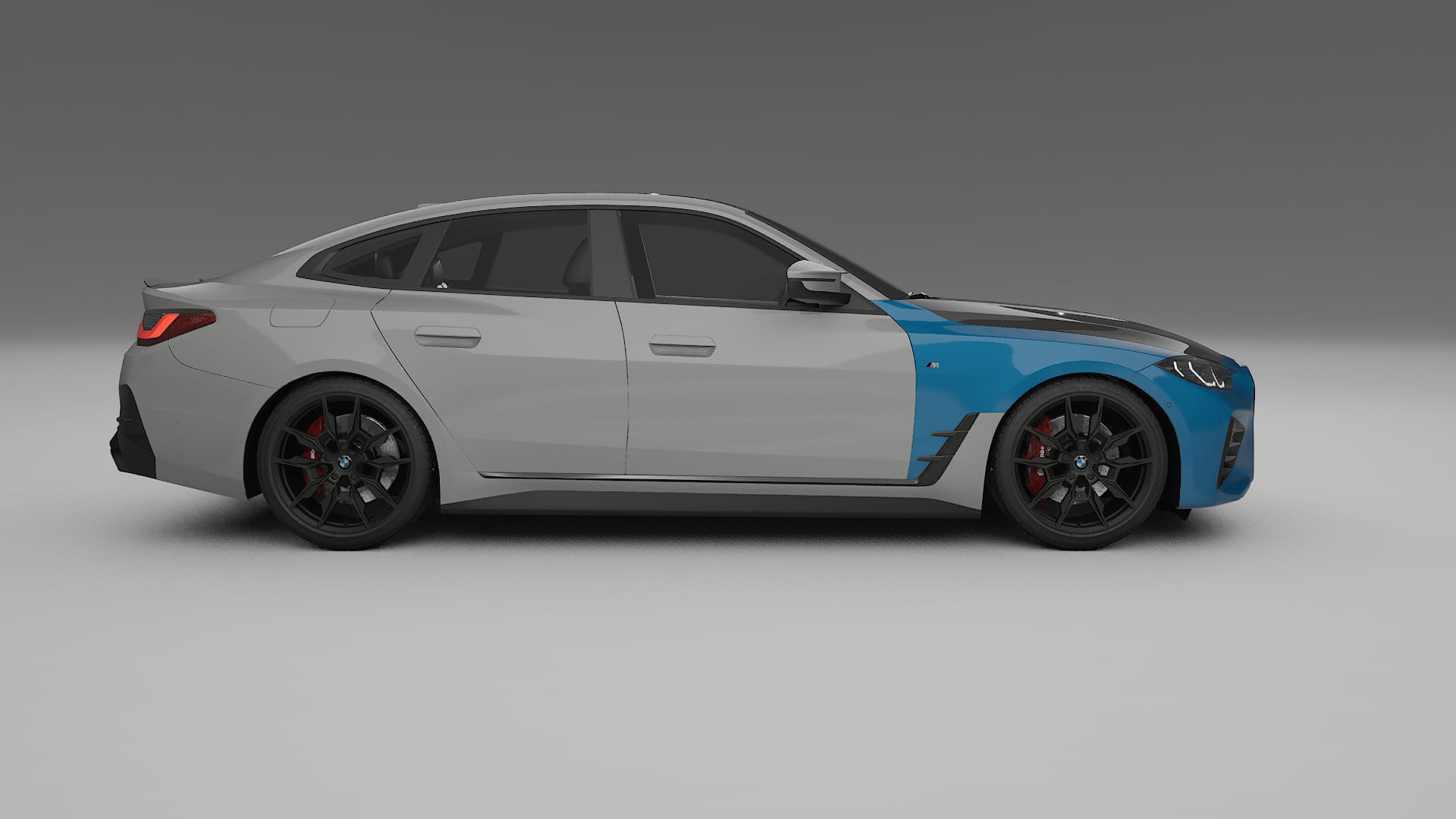 Folie de Protecție a Vopselei BMW I4 G26 M-Package | Kit Față CrystalGuard cu Capotă Carbon 2