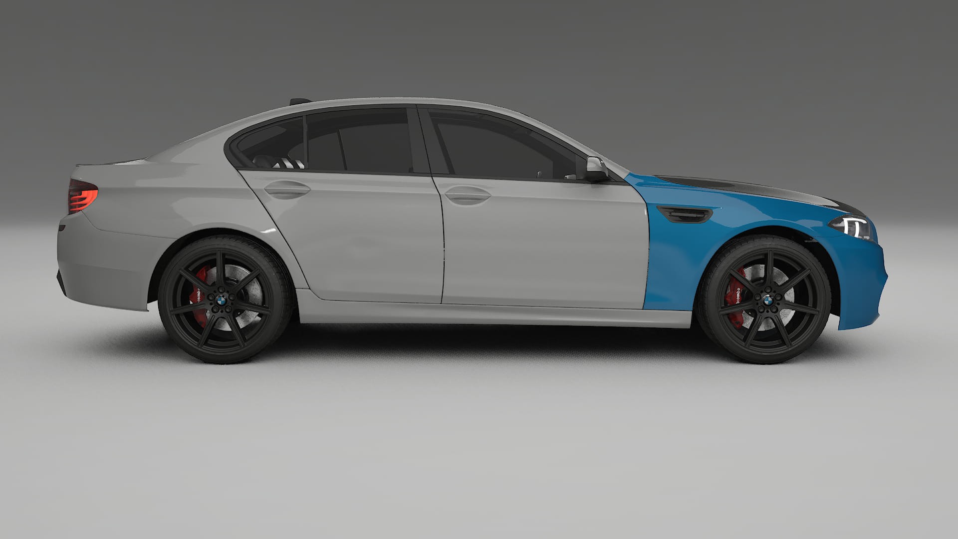 Folie de Protecție a Vopselei BMW M5 F10 | Kit Față CrystalGuard cu Capotă Carbon 2