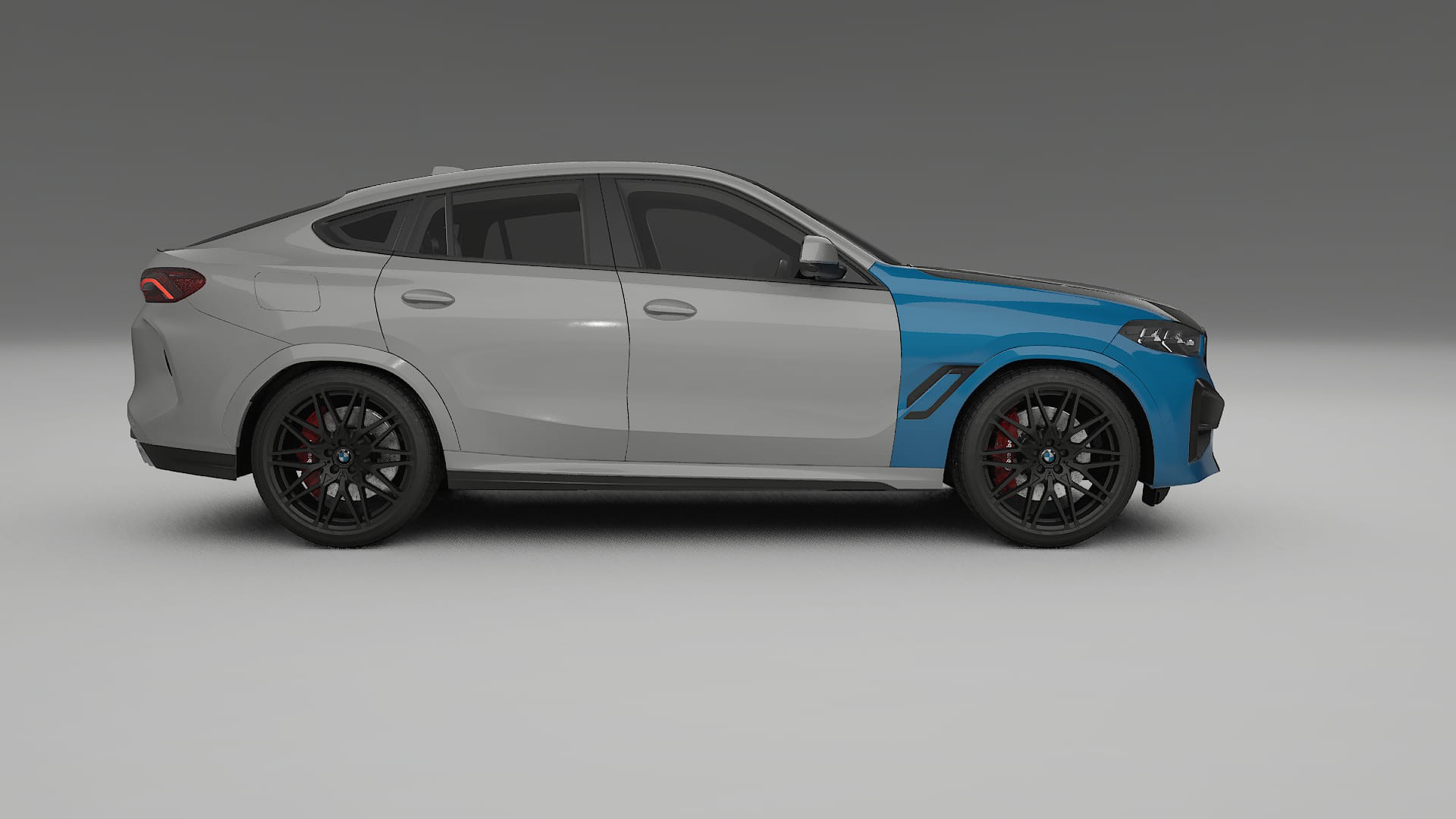 Folie de Protecție a Vopselei BMW X6 F96 Competition | Kit Față CrystalGuard cu Capotă Carbon