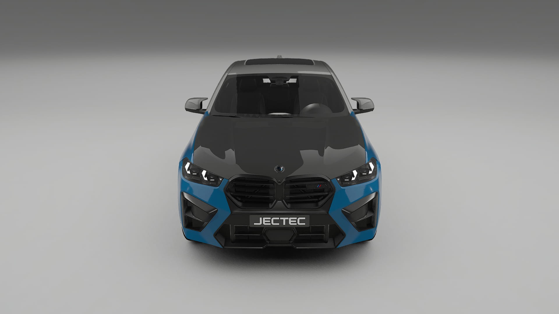 Folie de Protecție a Vopselei BMW X6 F96 Competition | Kit Față CrystalGuard cu Capotă Carbon