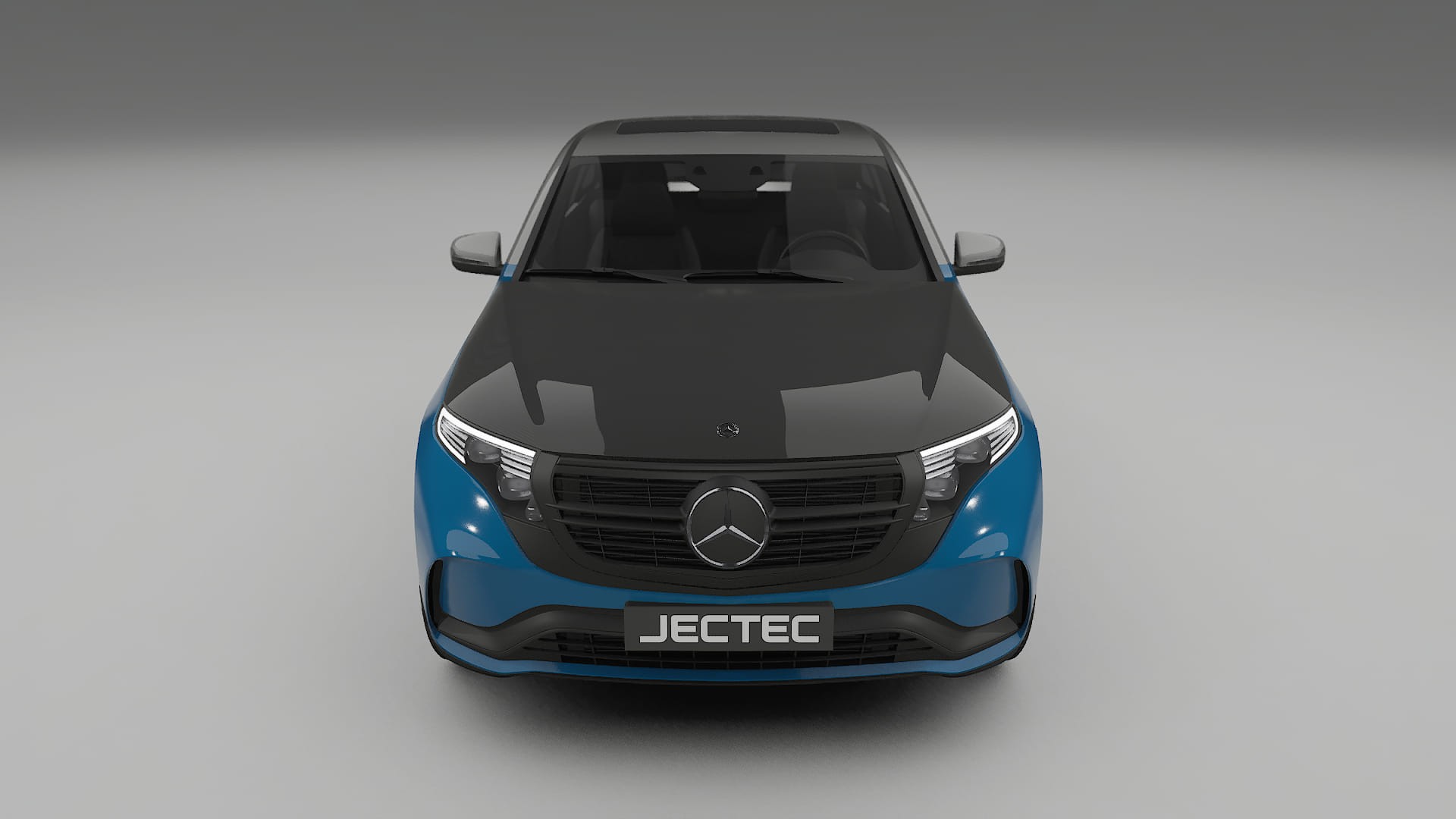 Folie de Protecție a Vopselei Mercedes EQC AMG | Kit Față CrystalGuard cu Capotă Carbon