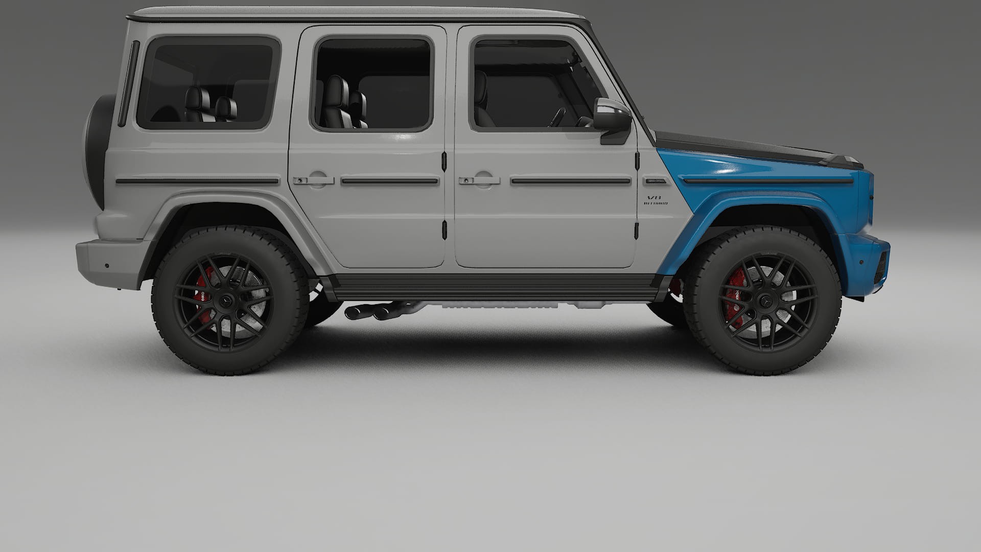 Folie de Protecție a Vopselei Mercedes G63 AMG W463A | Kit Față CrystalGuard cu Capotă Carbon