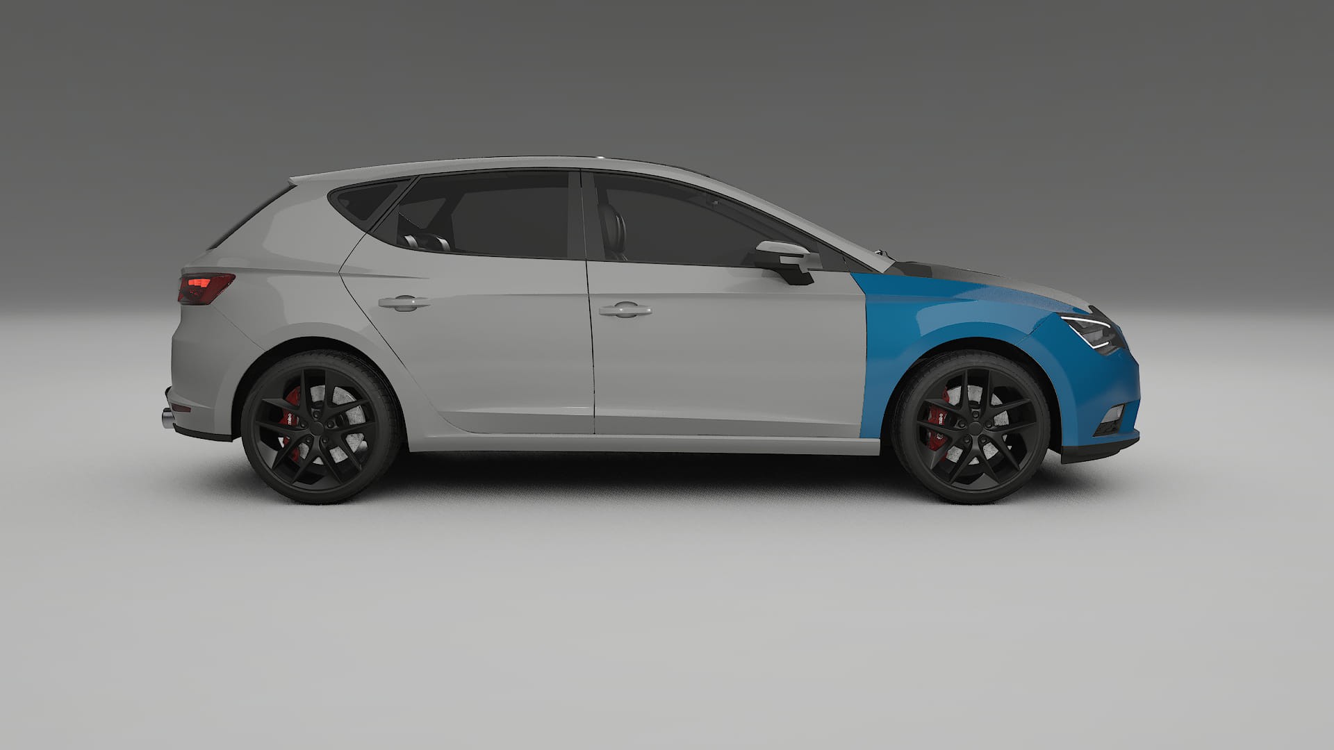 Folie de Protecție a Vopselei Seat Leon FR 5F | Kit Față CrystalGuard cu Capotă Carbon 2