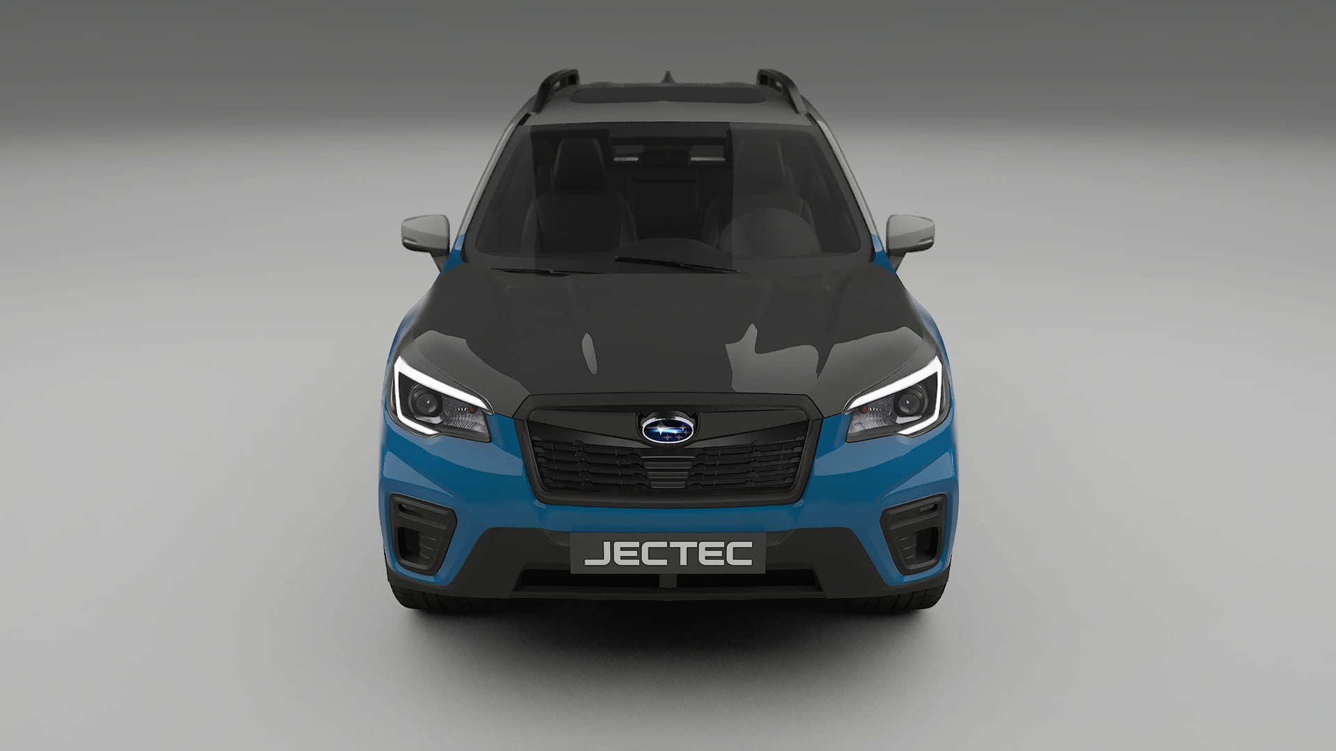 Folie de Protecție a Vopselei Subaru Forester V SK prefacelift | Kit Față CrystalGuard cu Capotă Carbon