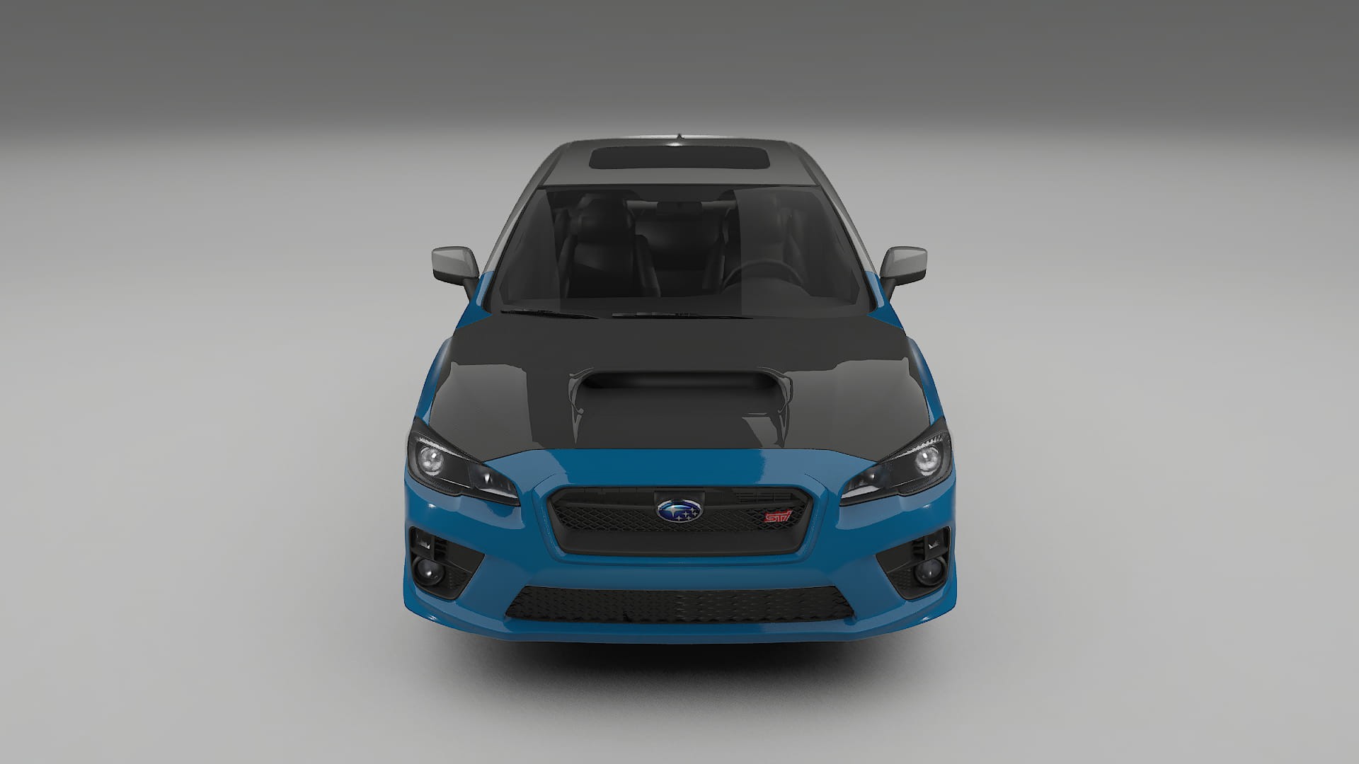 Folie de Protecție a Vopselei Subaru Impreza WRX Sti VA prefacelift | Kit Față CrystalGuard cu Capotă Carbon