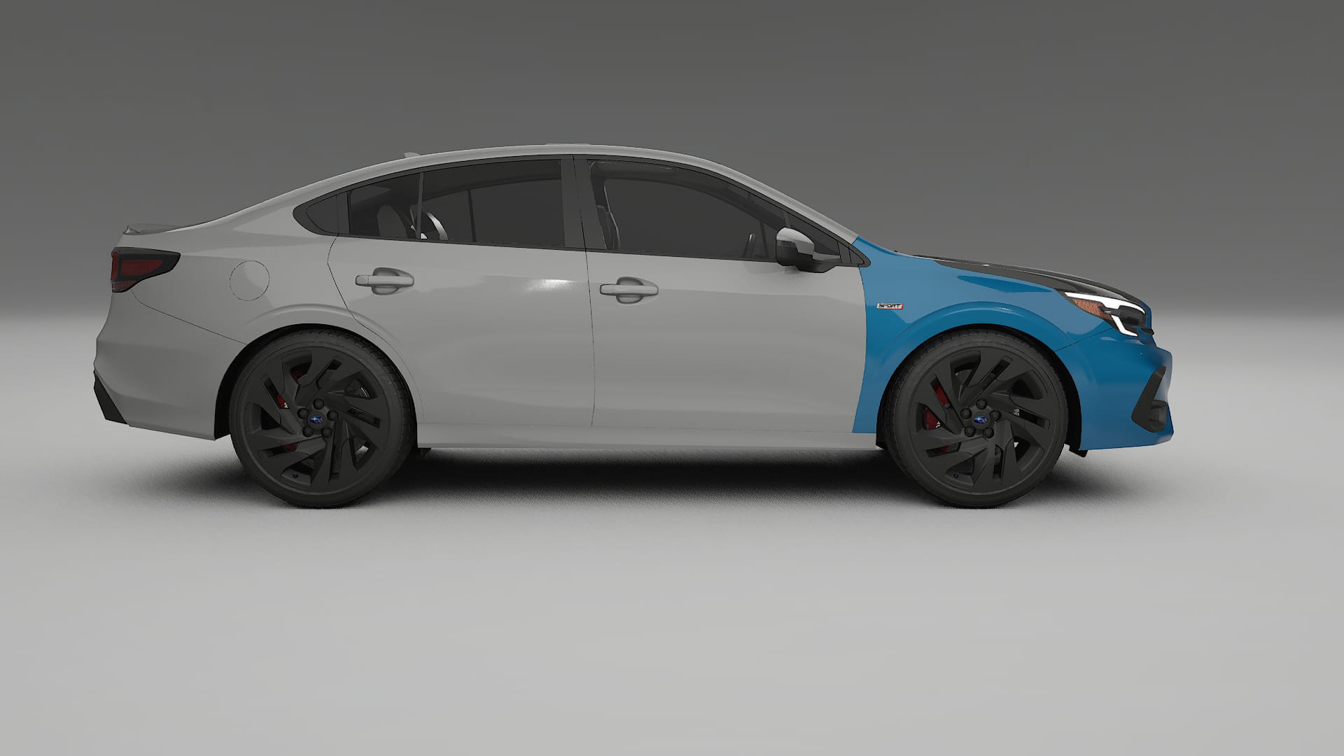 Folie de Protecție a Vopselei Subaru Legacy BW | Kit Față CrystalGuard cu Capotă Carbon 2