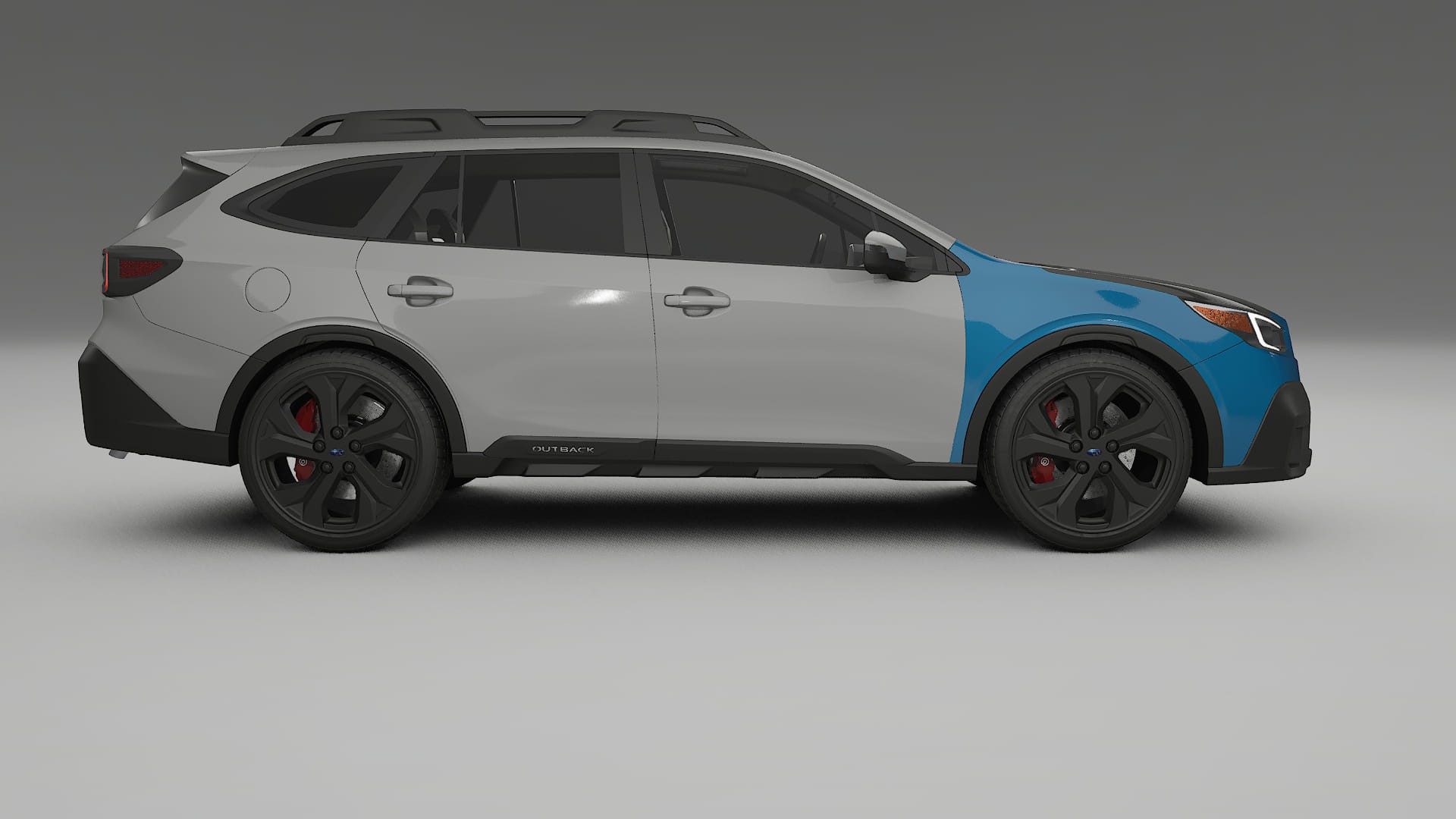 Folie de Protecție a Vopselei Subaru Outback VI BS prefacelift | Kit Față CrystalGuard cu Capotă Carbon