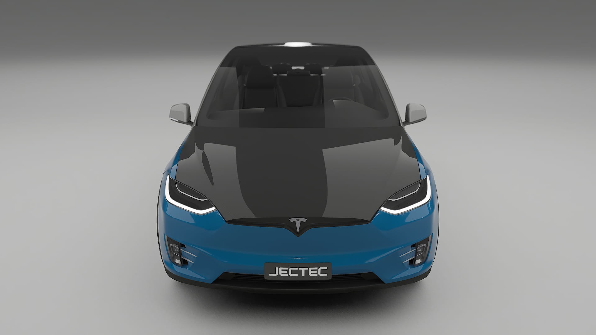Folie de Protecție a Vopselei Tesla Model X | Kit Față CrystalGuard cu Capotă Carbon