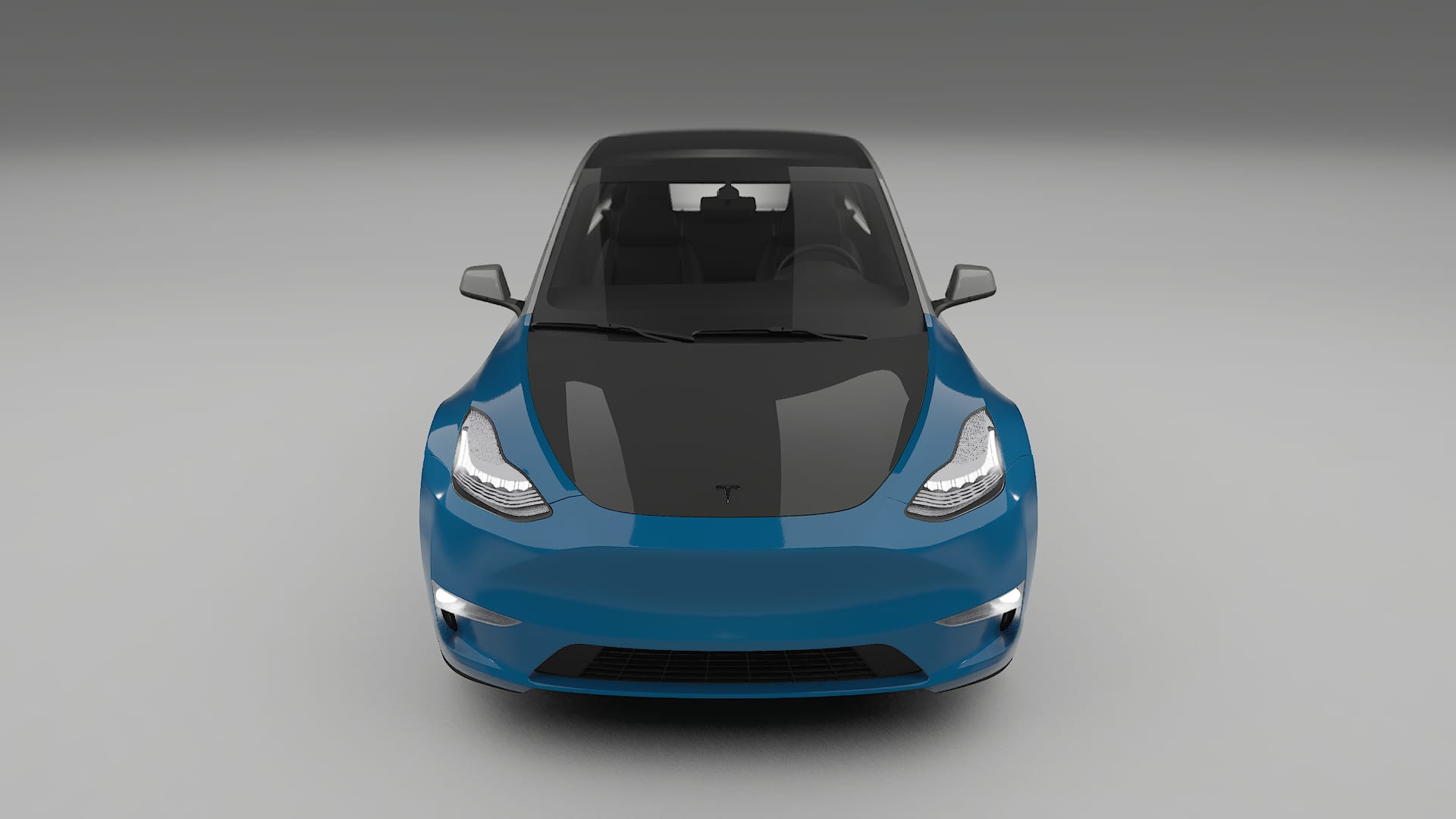Folie de Protecție a Vopselei Tesla Model Y | Kit Față CrystalGuard cu Capotă Carbon
