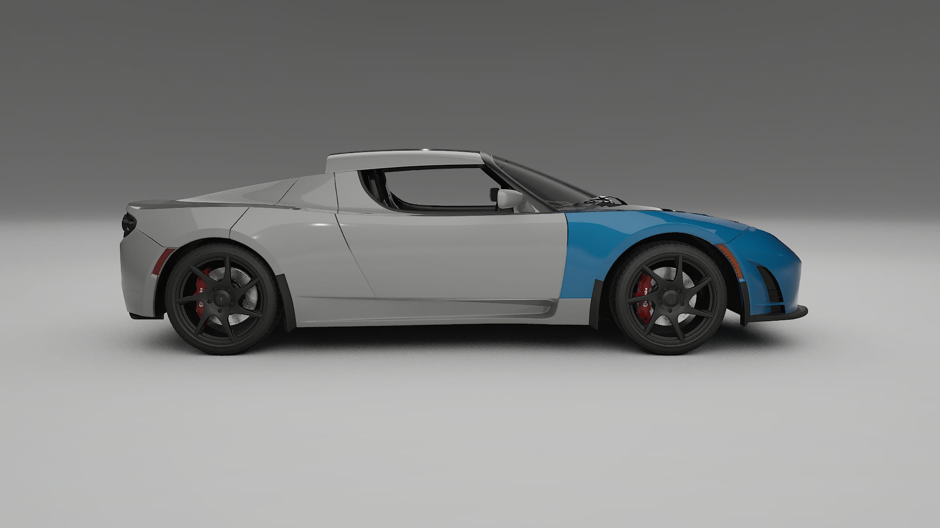 Folie de Protecție a Vopselei Tesla Roadster 2.5 | Kit Față CrystalGuard cu Capotă Carbon 2