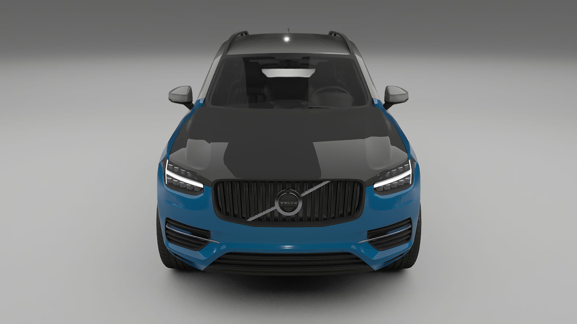 Folie de Protecție a Vopselei Volvo XC90 SPA | Kit Față CrystalGuard cu Capotă Carbon
